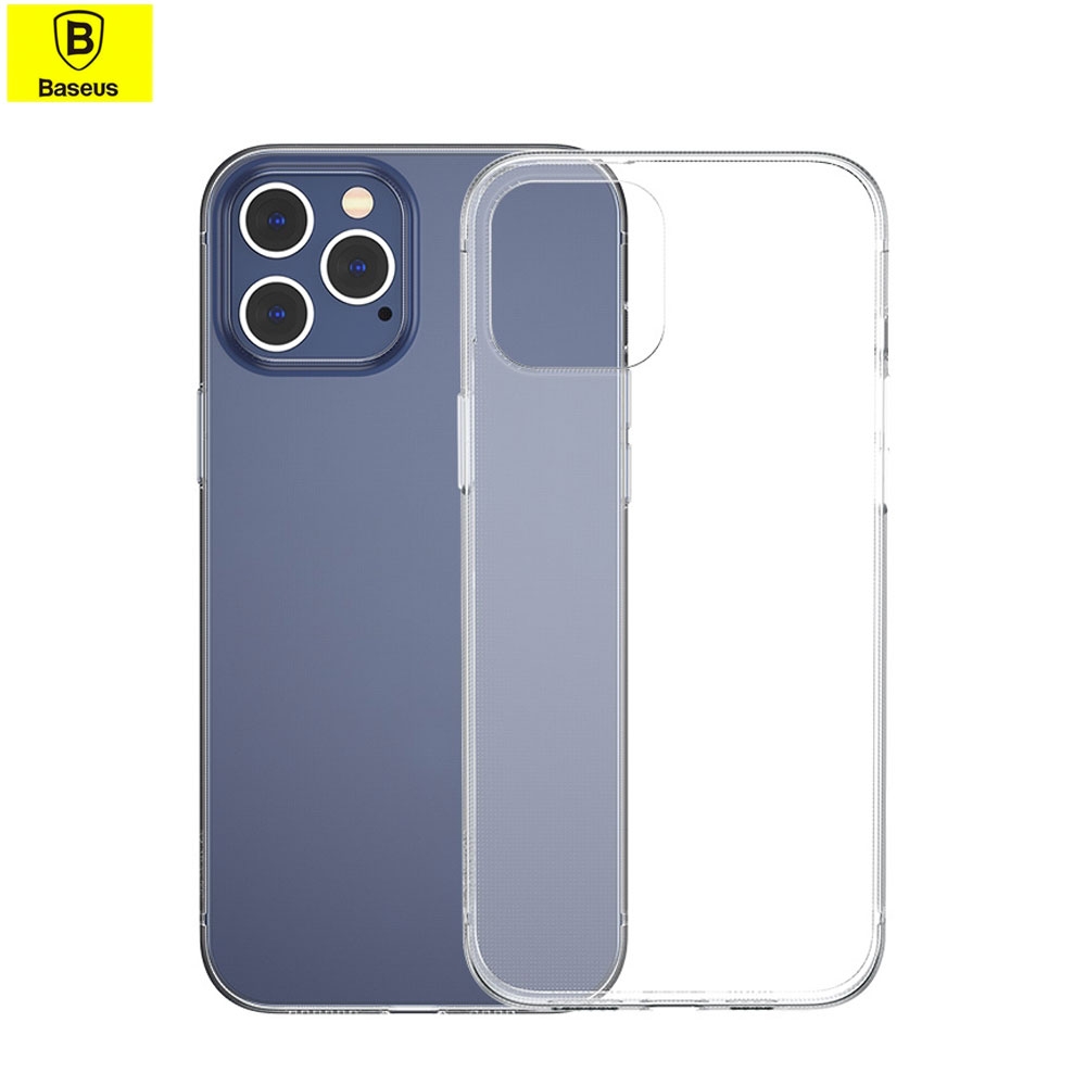 iPhone 12 Pro Max Hybrid Hülle Frosted Glass TPU Bumper + Acryl Rückseite - Transparent (Matt)