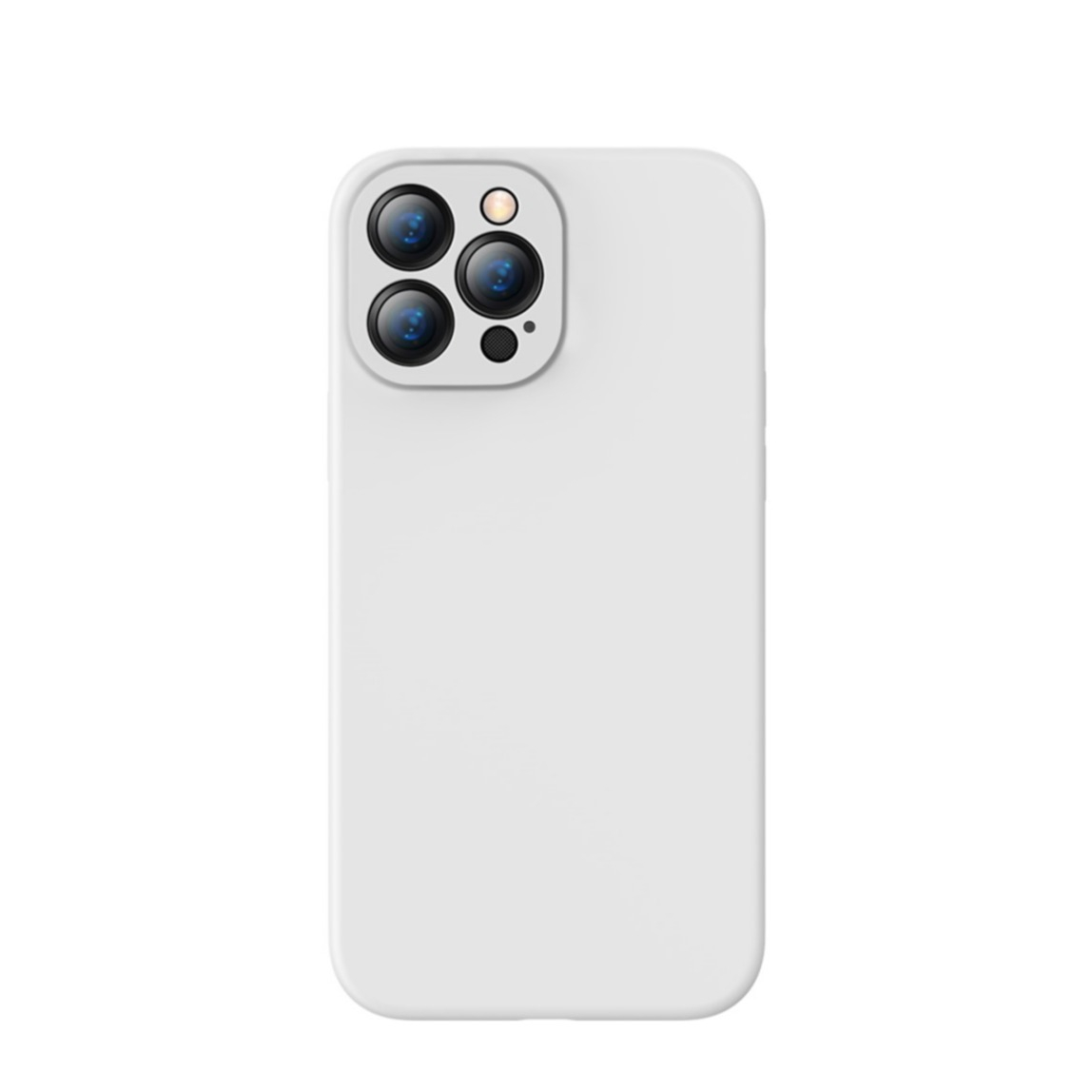 Image of Baseus - iPhone 13 Pro Silikon Case Soft Touch Hülle + Kameraschutz - Weiss bei Apfelkiste.ch