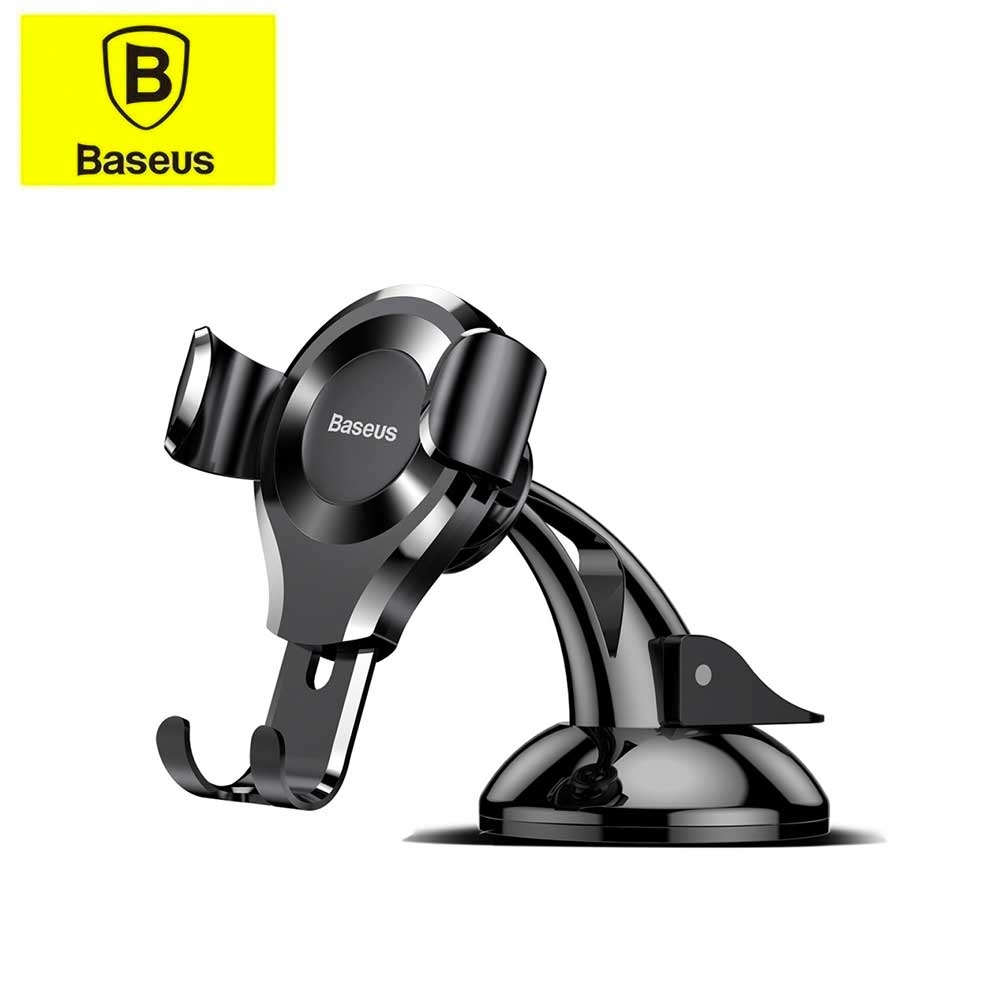 Universal Gravity Auto KFZ Halterung für Smartphones bis zu 6.3" - Schwarz