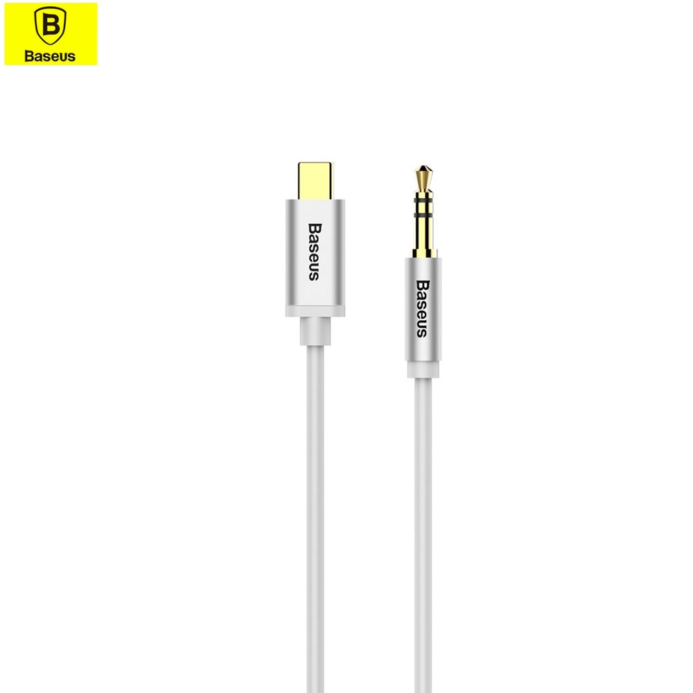 USB C auf 3.5 mm Kopfhöreranschluss AUX Klinkenstecker (120cm) - Silber
