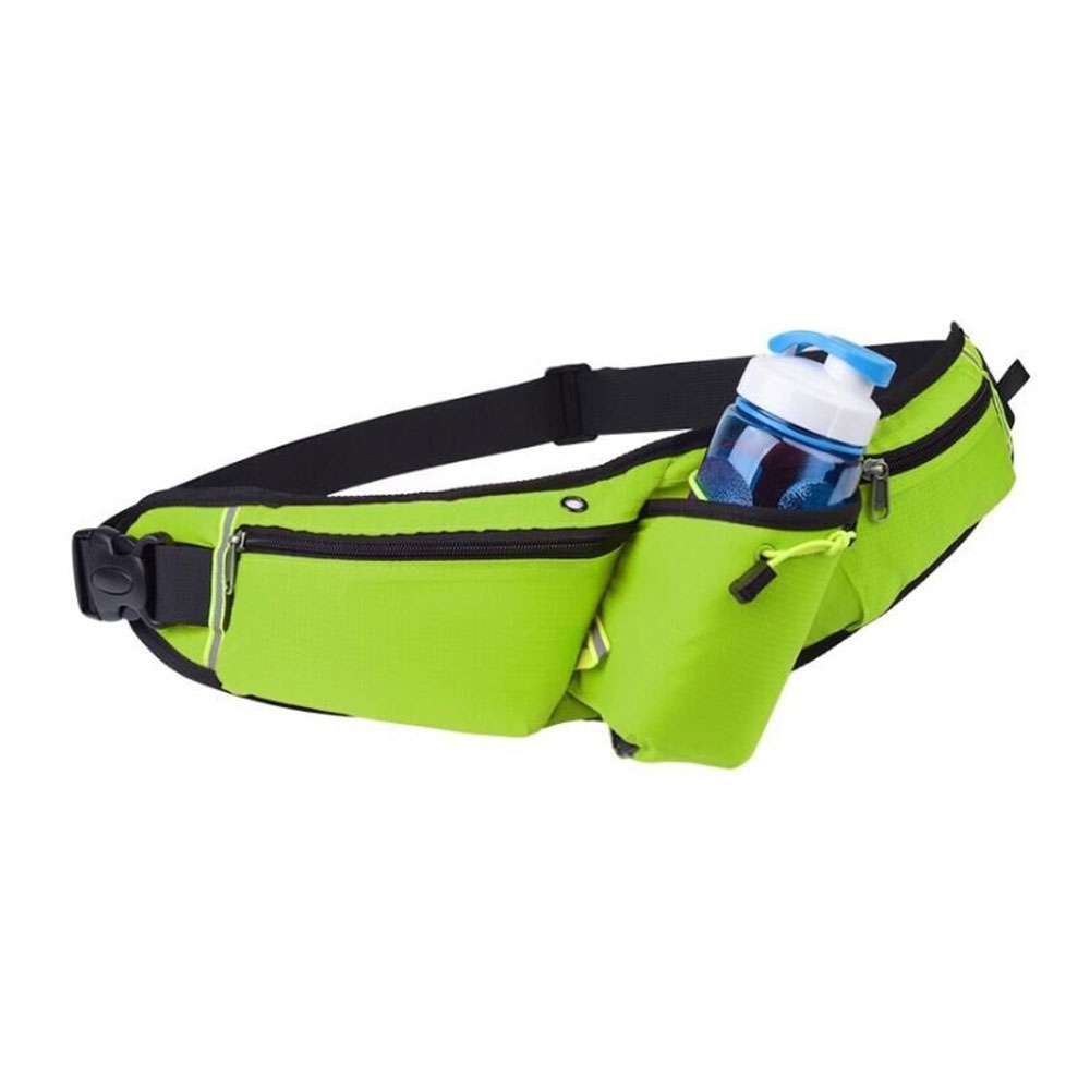 Image of Bauchgürtel Sport Gurt Tasche mit Getränkehalter - Neon Grün bei Apfelkiste.ch