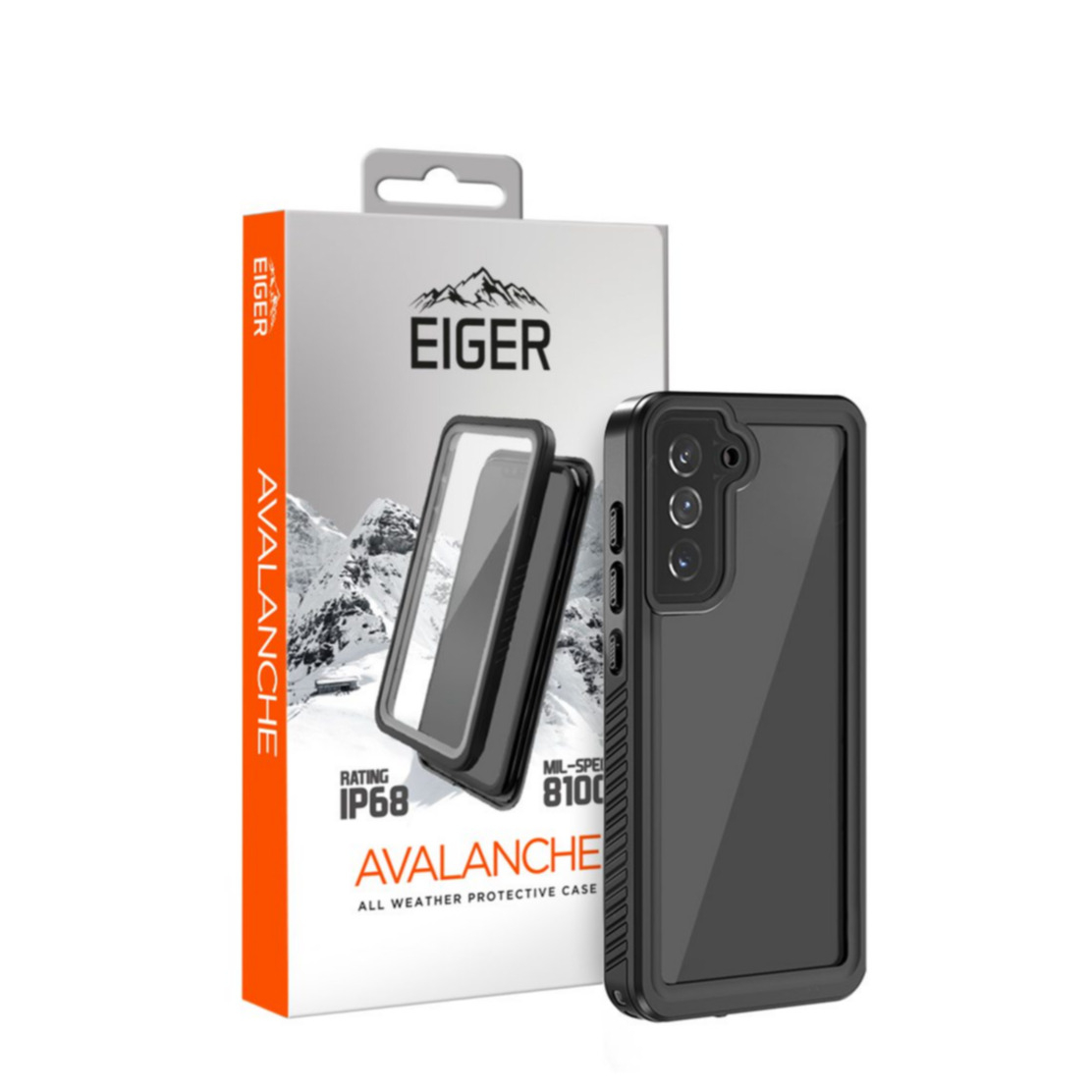 Image of Eiger - Samsung Galaxy S21 FE 5G Avalanche Case Wasserfeste Outdoor Schutz Hülle IP68 (EGCA00319) - Schwarz bei Apfelkiste.ch