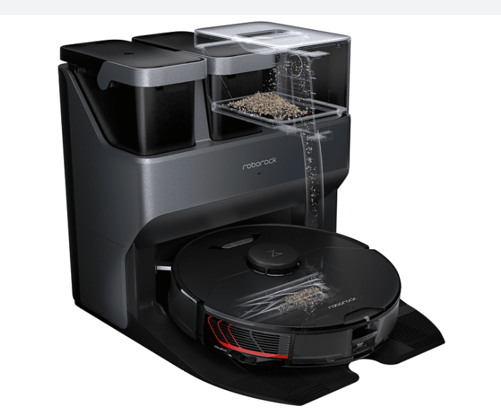 Roborock S7 MaxV Ultra Roboter Staubsauger Schwarz