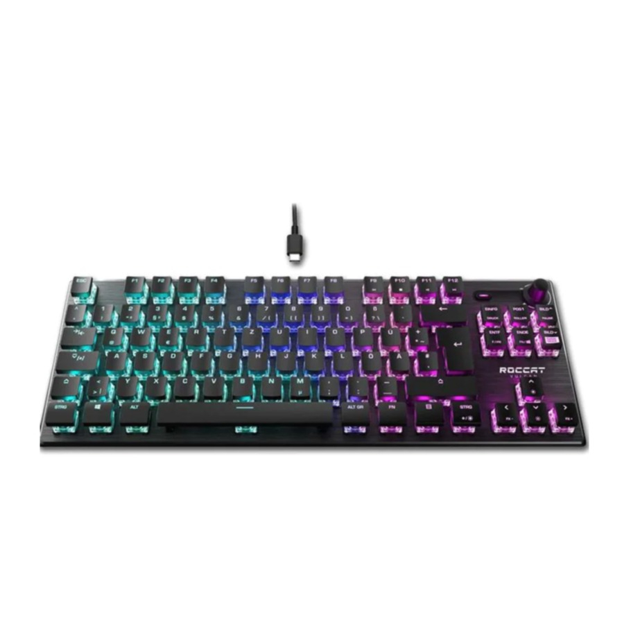 Image of Roccat - Vulcan TKL Mechanische Gaming Tastatur Keyboard CH Layout mit RGB Hintergrundbeleuchtung (ROC-12-277) - Schwarz bei Apfelkiste.ch