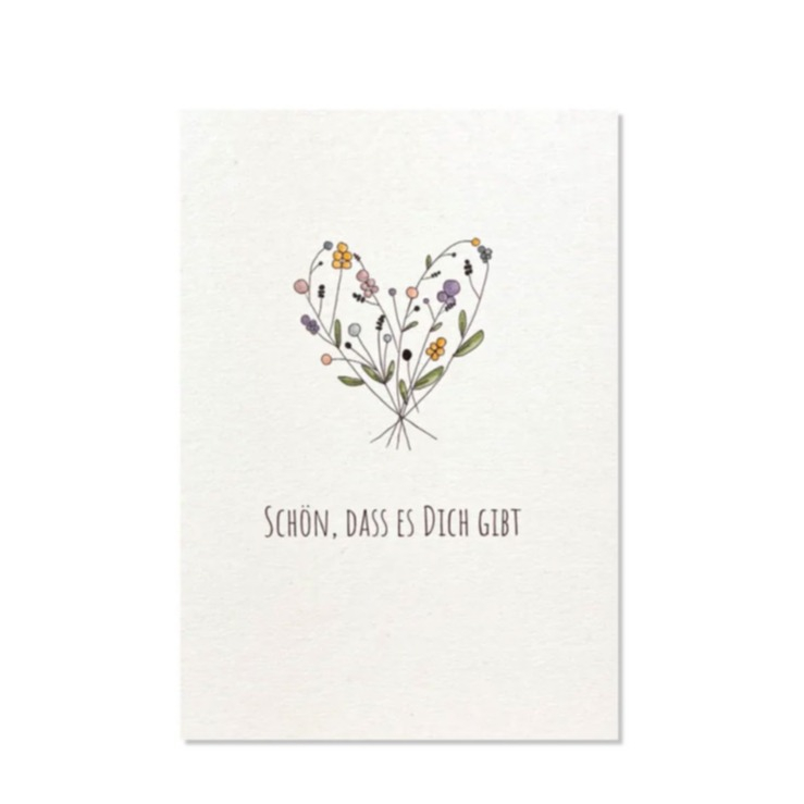 Schön Dass Es Dich Gibt Sprüche Freundschaft Keitcards Glückwunschkarte Schön dass es dich gibt