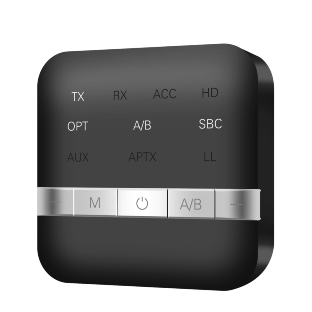 Image of Bluetooth 5.0 AptX 2in1 HD Audio Transmitter / Receiver mit Optischem SPDIF Toslink (In / Out) / 3.5mm Klinke (iOS/Android) Schwarz bei Apfelkiste.ch