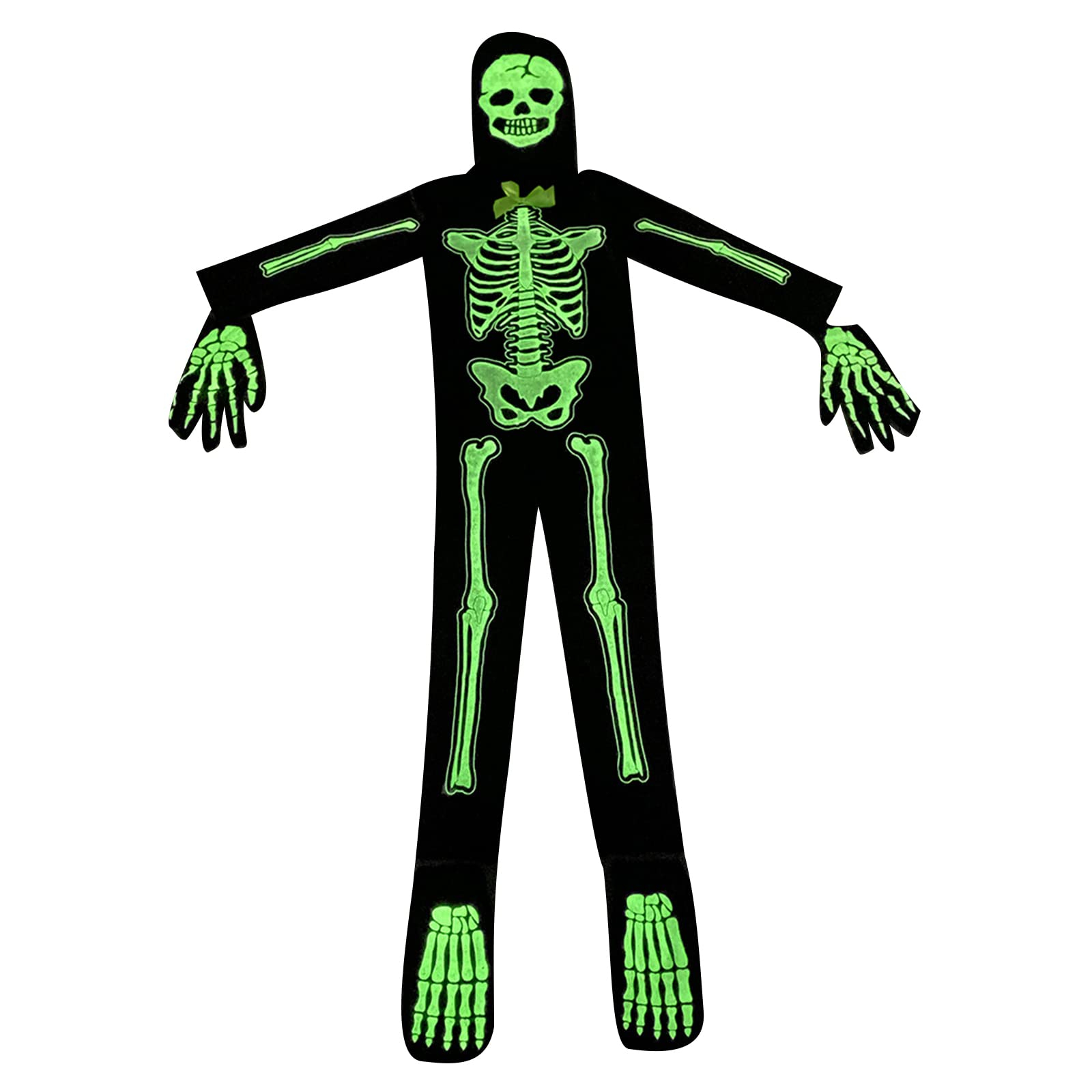 Atosa Halloween-Kostüm – Mexikanisches Skelett Für Kinder, Bunt, Fransig – Größe 3–4 Jahre