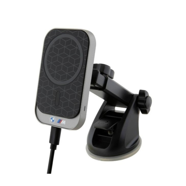 Qi Wireless Auto KFZ Halterung (max. 10W) - MagSafe kompatibel, für  Lüftungsgitter - schwarz