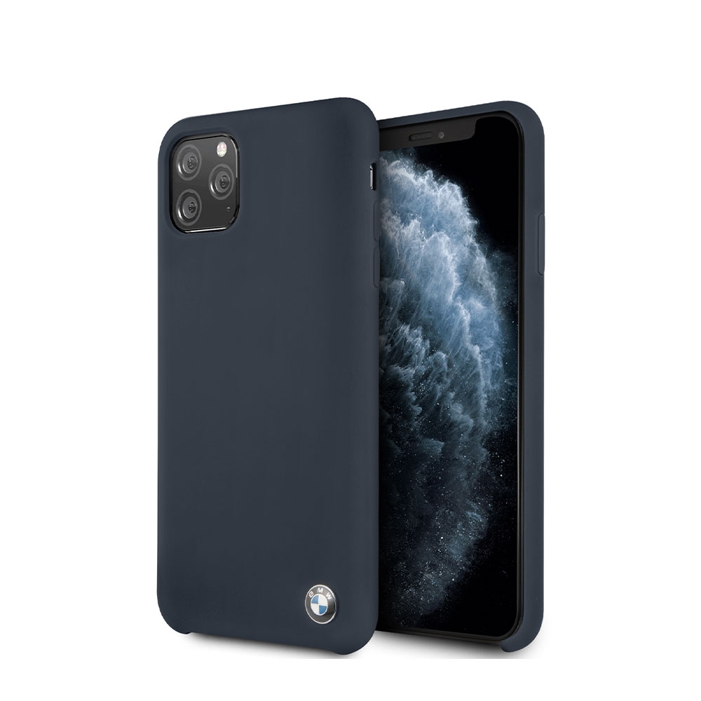 Image of BMW - iPhone 11 Pro Max Silikon Hardcase Hülle (BMHCN65SILNA) - Navy bei Apfelkiste.ch