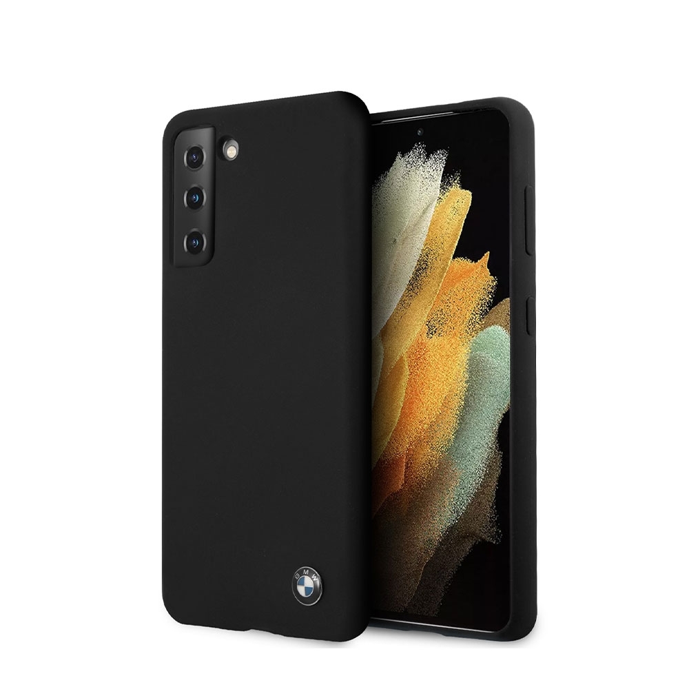 Image of BMW - Samsung Galaxy S21+ Plus 5G Silikon Hardcase Hülle (BMHCS21MSILBK) - Schwarz bei Apfelkiste.ch