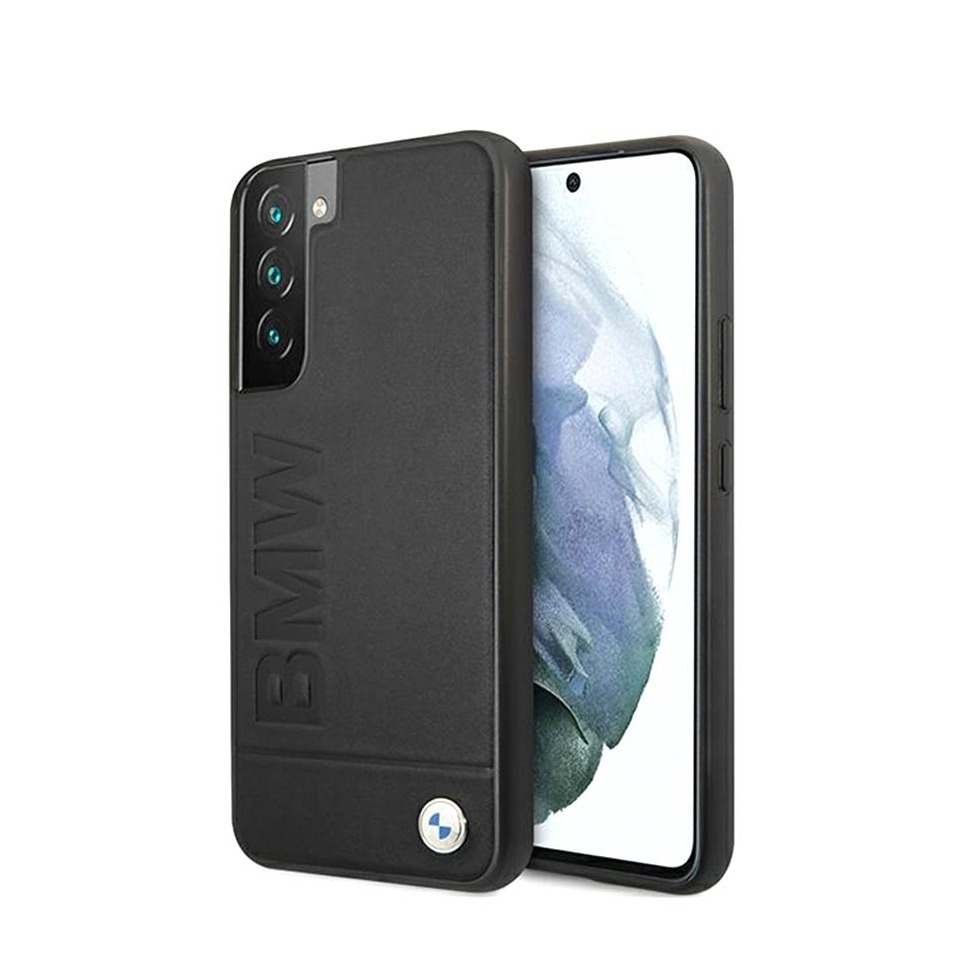 Image of BMW - Samsung Galaxy S22 5G Silikon Hardcase Hülle Big Logo (BMHCS22SSLLBK) - Schwarz bei Apfelkiste.ch