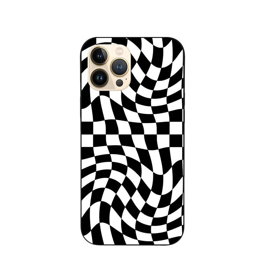 Image of Apfelkiste © - iPhone 13 Pro Gummi Case Hülle Ultra Thin Illusion - Schwarz / Weiss bei Apfelkiste.ch