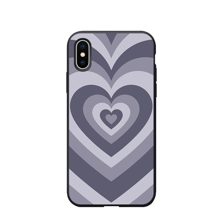 Image of Apfelkiste © - iPhone Xs / X Gummi Case Hülle Ultra Thin Aesthetic - Lila bei Apfelkiste.ch