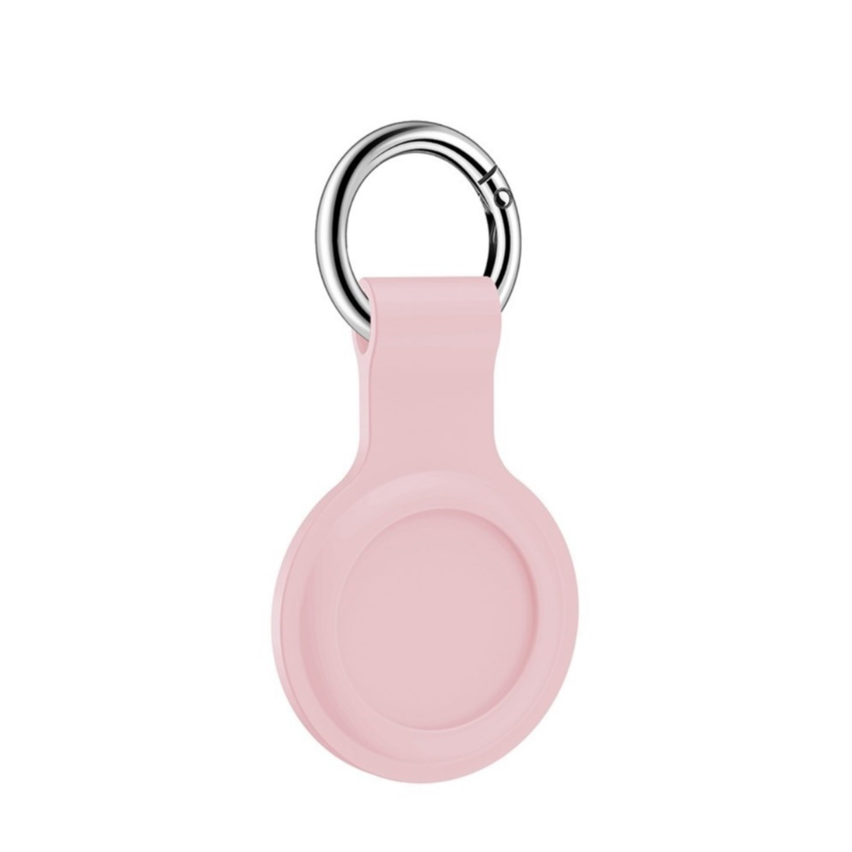 Image of Apple AirTag Anhänger Silikon Case Hülle Schlüsselanhänger mit Schlüsselring - Rosa bei Apfelkiste.ch