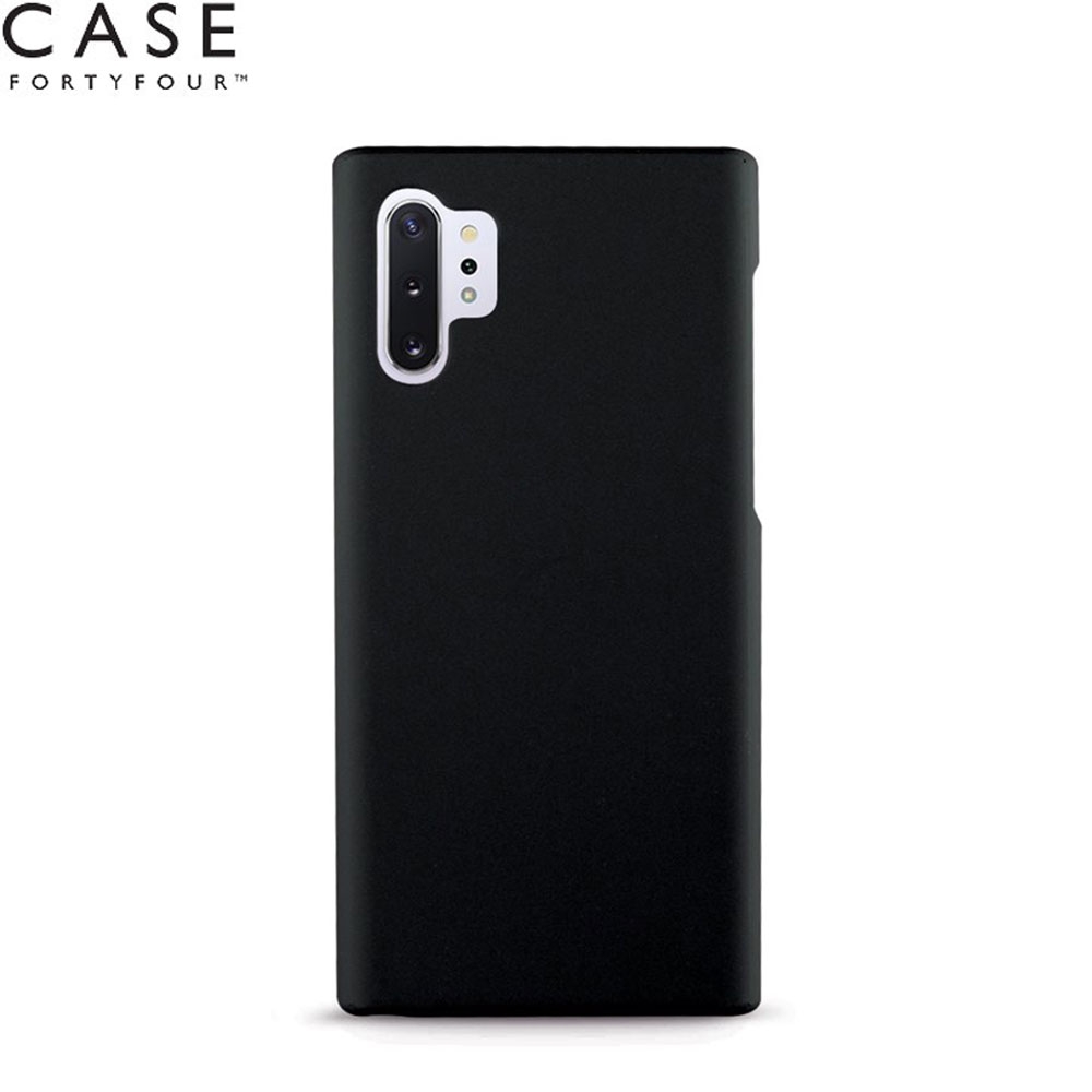 Samsung Galaxy Note 10+ Plus / 10+ Plus 5G Hardcase Hülle No. 3 Soft-Touch Ultra Thin 0.8mm (CFFCA0234) - Schwarz (Matt)