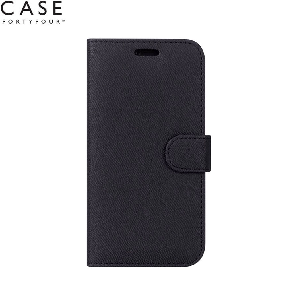 Huawei Mate 20 Lite Leder Tasche No. 11 Flip Cover mit Kartenfächer (CFFCA0127) - Schwarz