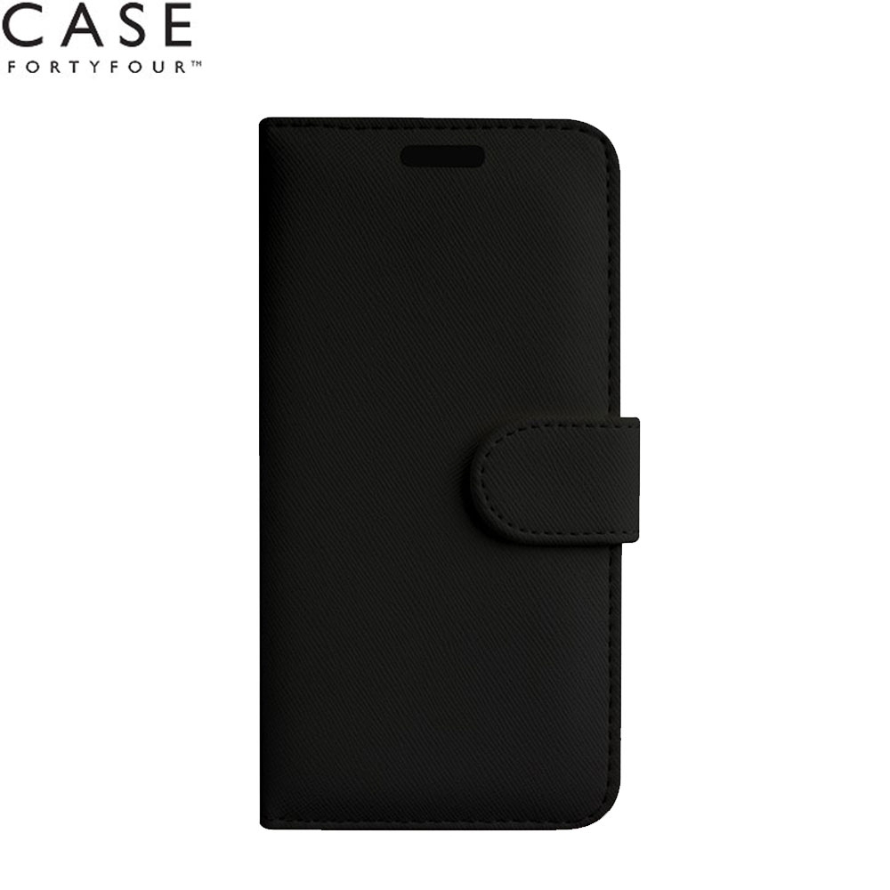 iPhone Xr Leder Tasche No. 11 Flip Cover mit Kartenfächer (CFFCA0112) - Schwarz