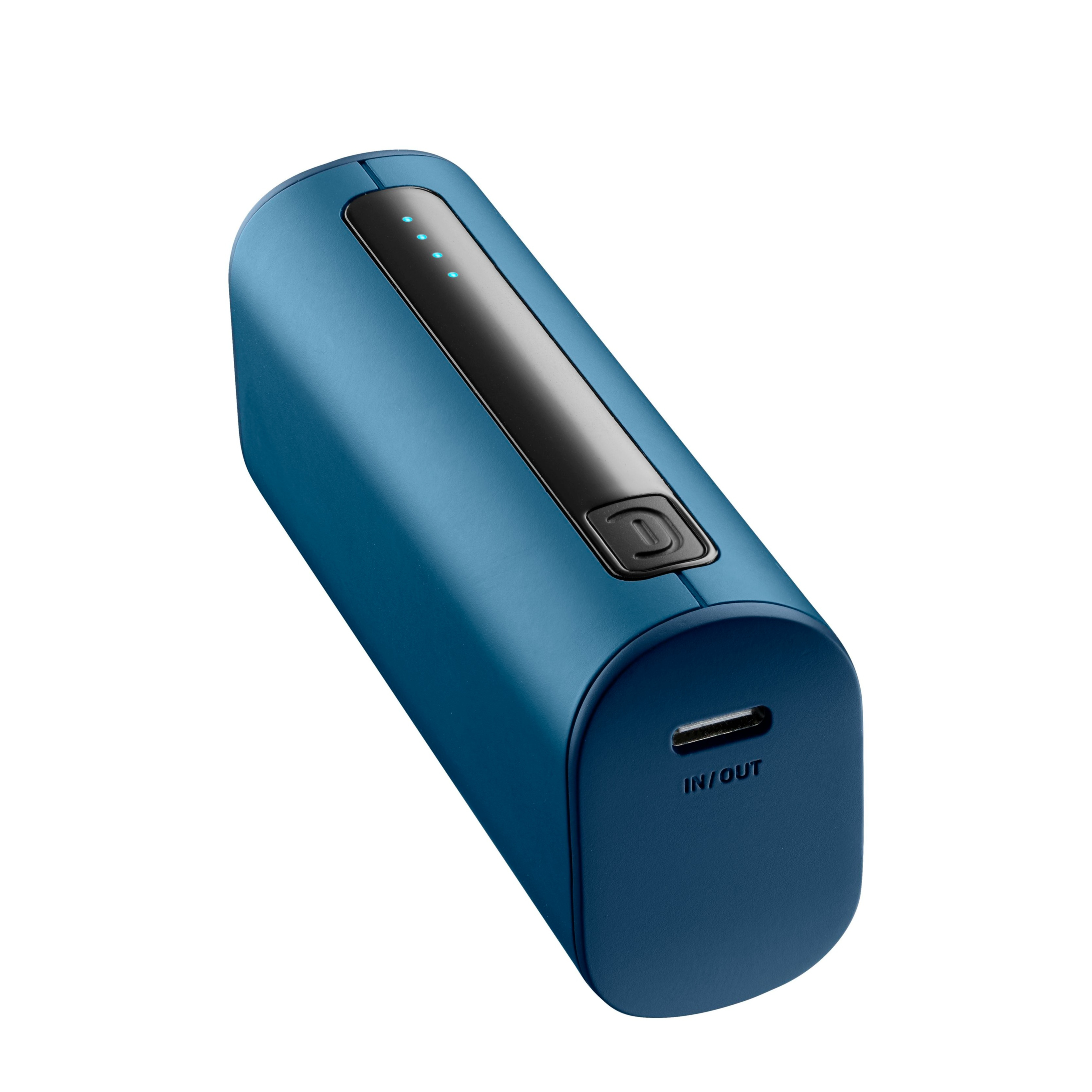 Cellularline 5000mAh Thunder USB Power Bank Blau | Lautsprecher