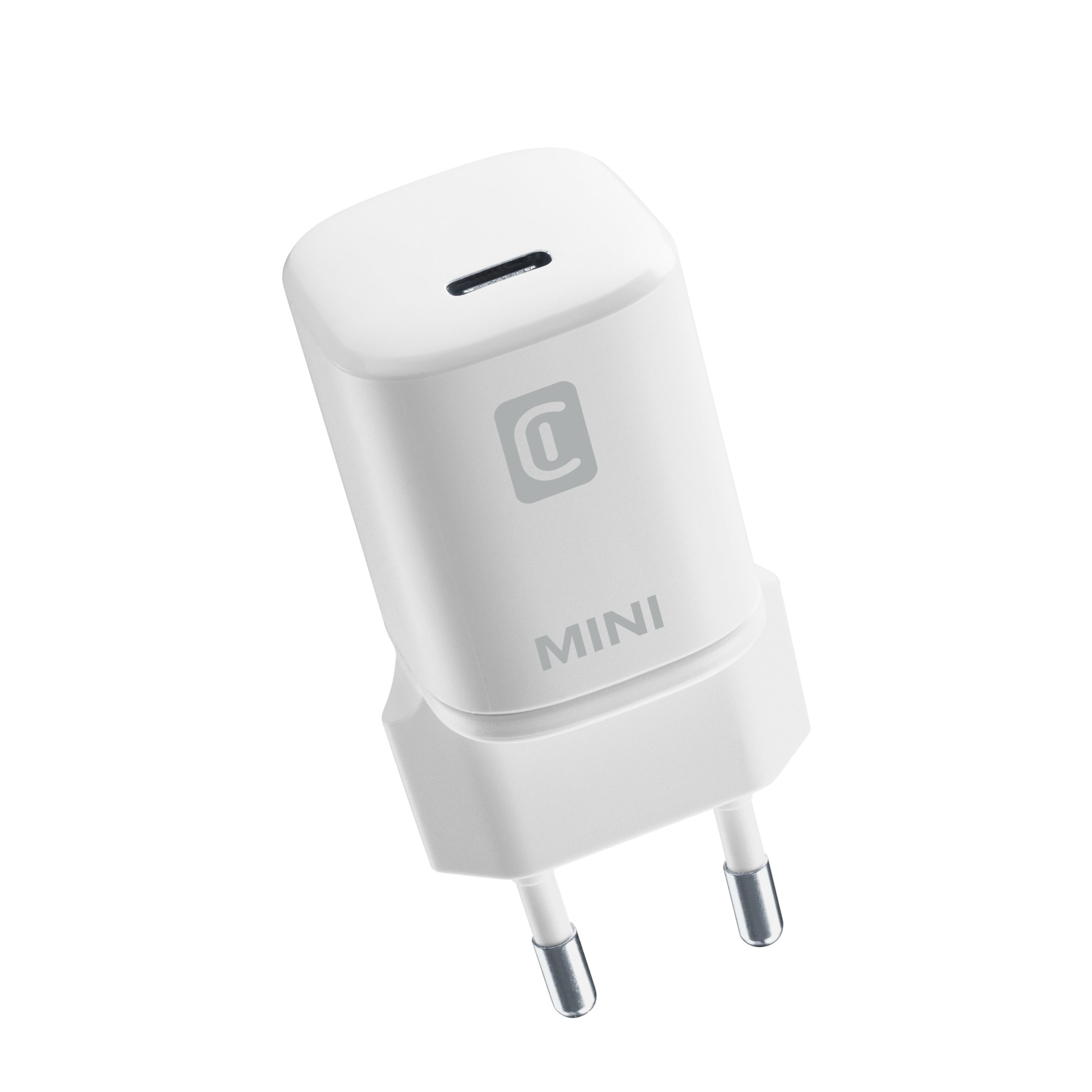 Image of Cellularline - (20W) USB C Mini Fast Charge Ladegerät Power Delivery Netzteil (ACHIPHUSBCPD20MINW) - Weiss bei Apfelkiste.ch