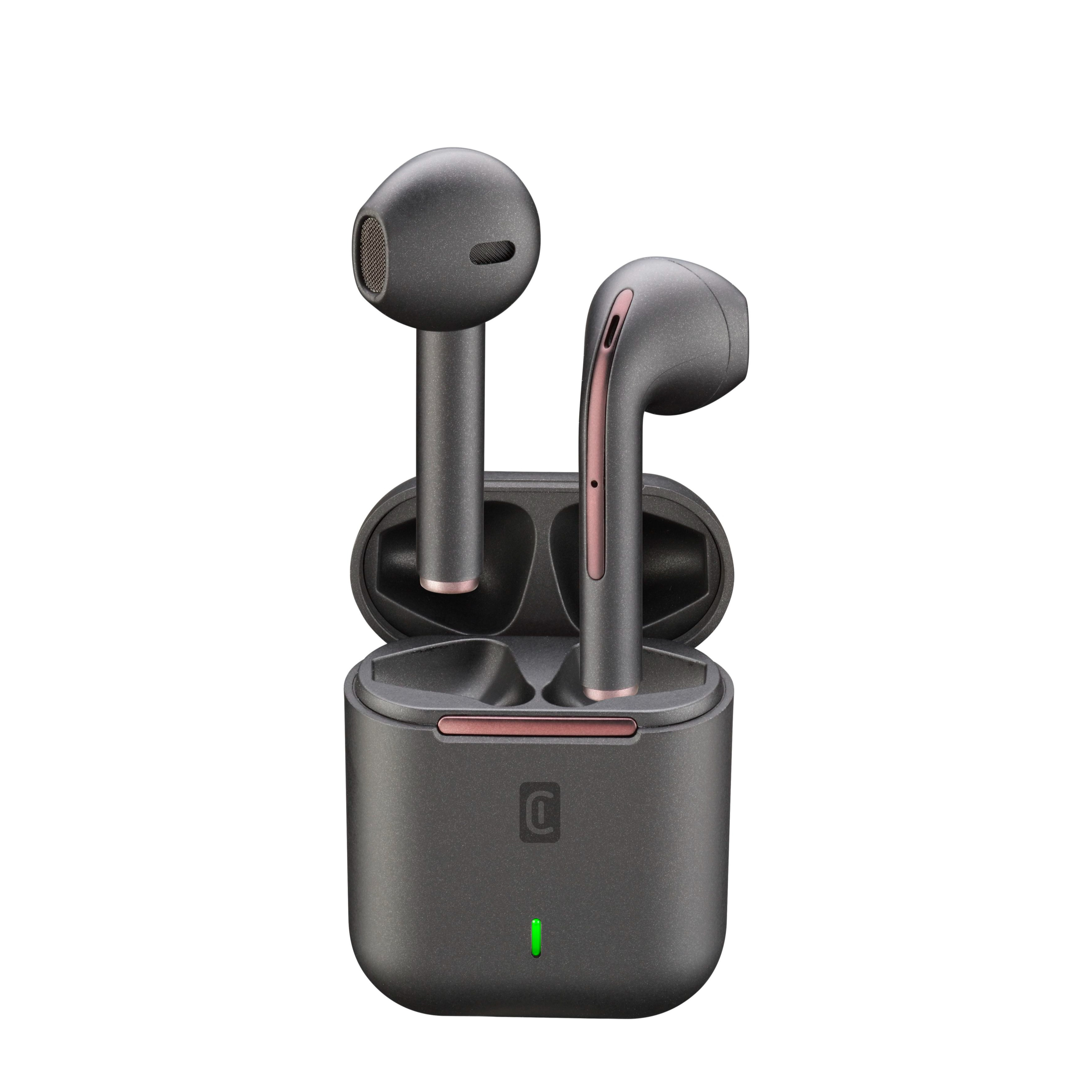 - Headset 5.0 Case Cellularline + Kabellose 300mAh (Matt) In-Ear (BTTUCKTWSK) - Lade TUCK Kopfhörer Dual Schwarz Bluetooth