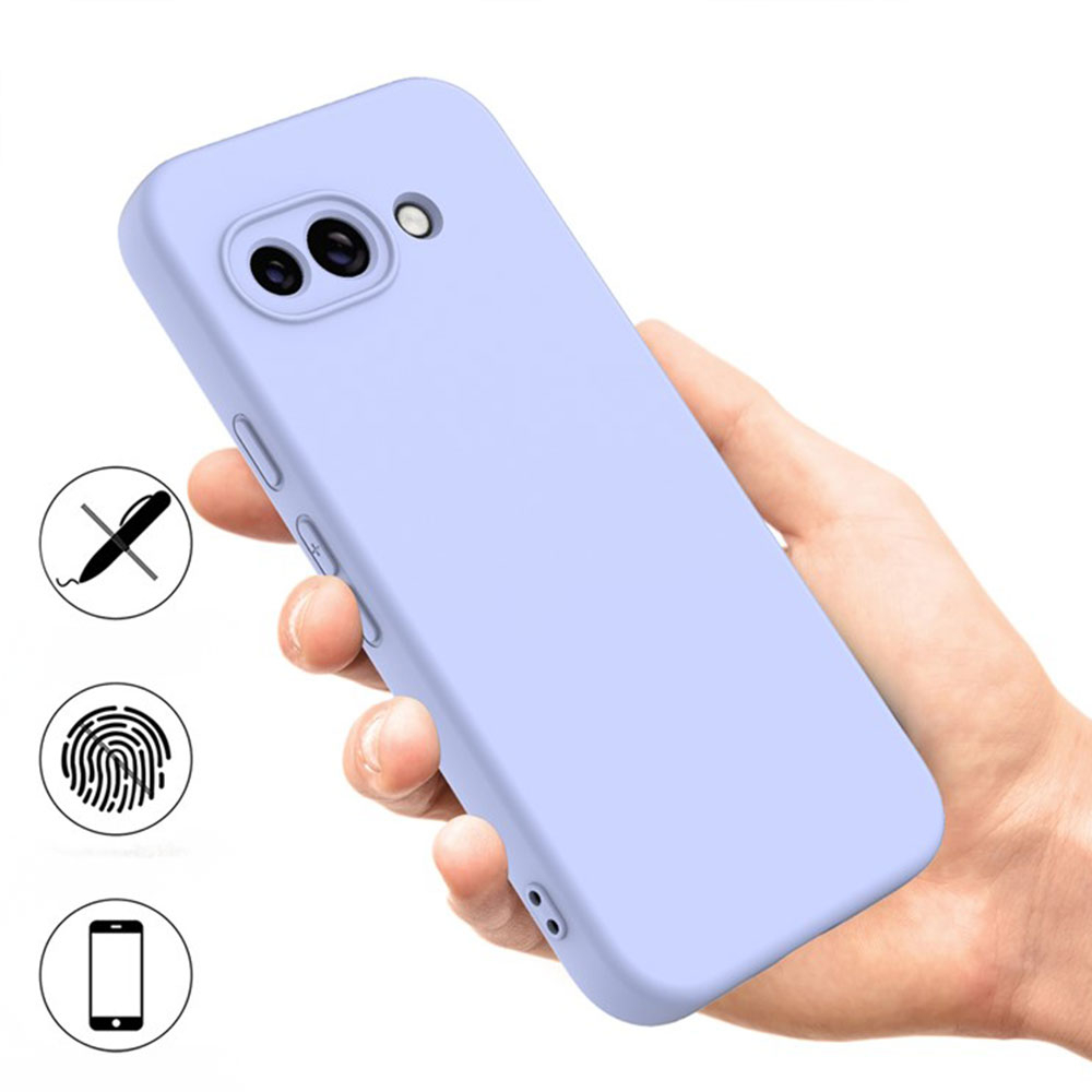 Leder-Klapphülle Für Google Pixel 8a – Mit Kartenfach, Magnetverschluss & Ständer (Lila)