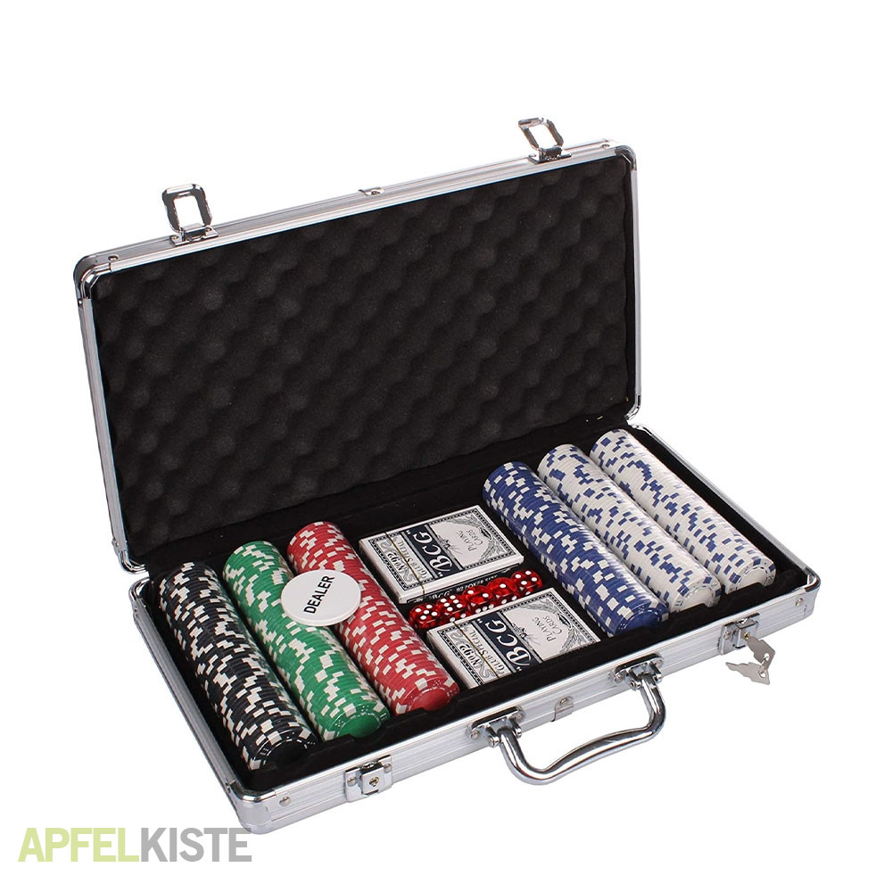 N/A Etuis für Pokerchips Robustes Design Würfel Aufnehmen Koffer-Poker-Container-Koffer/Box Kann Chips Spielkarten 