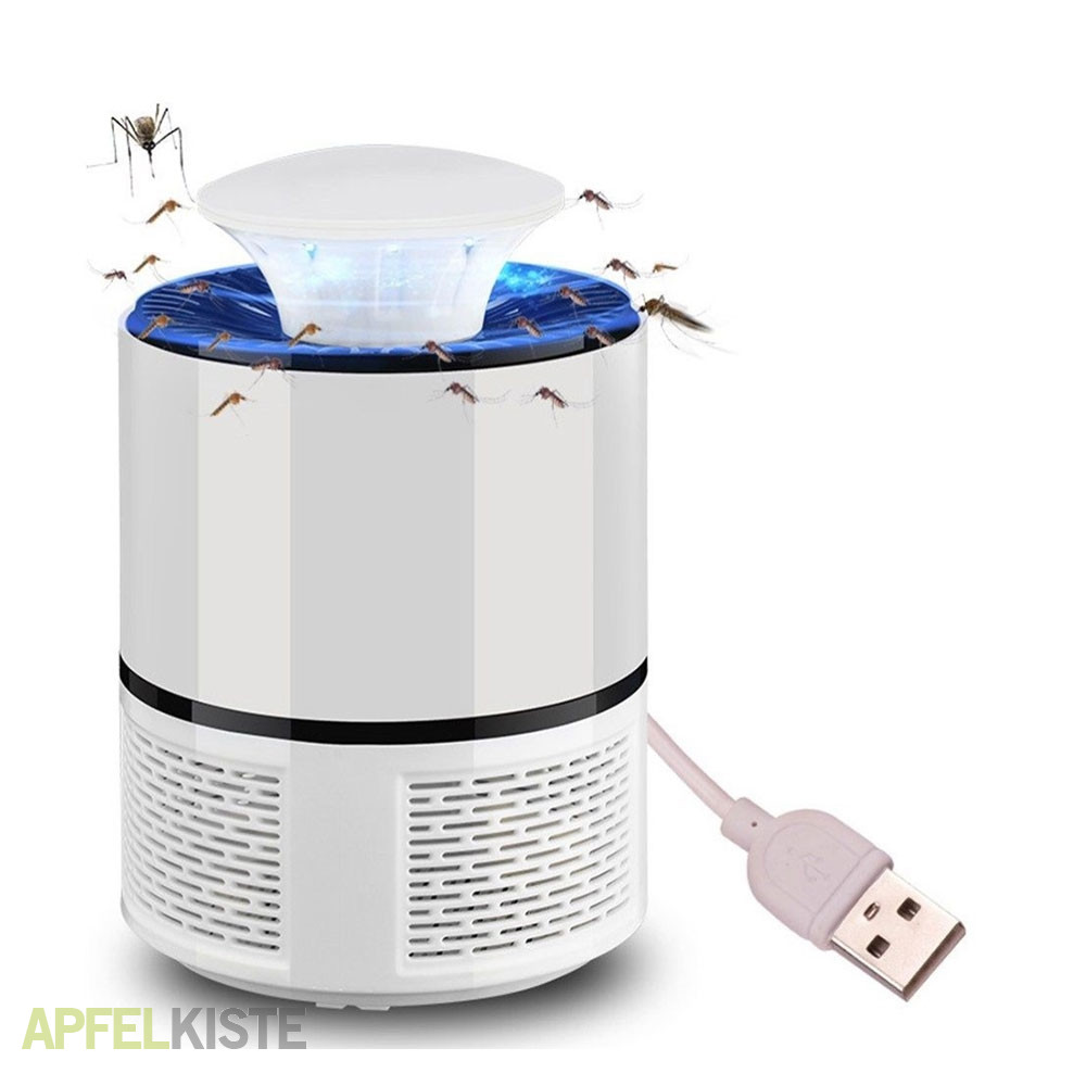 Elektrische Fliegen Klatsche Grün Anti Mücken LED Lampe USB Anschluss Zubehör 