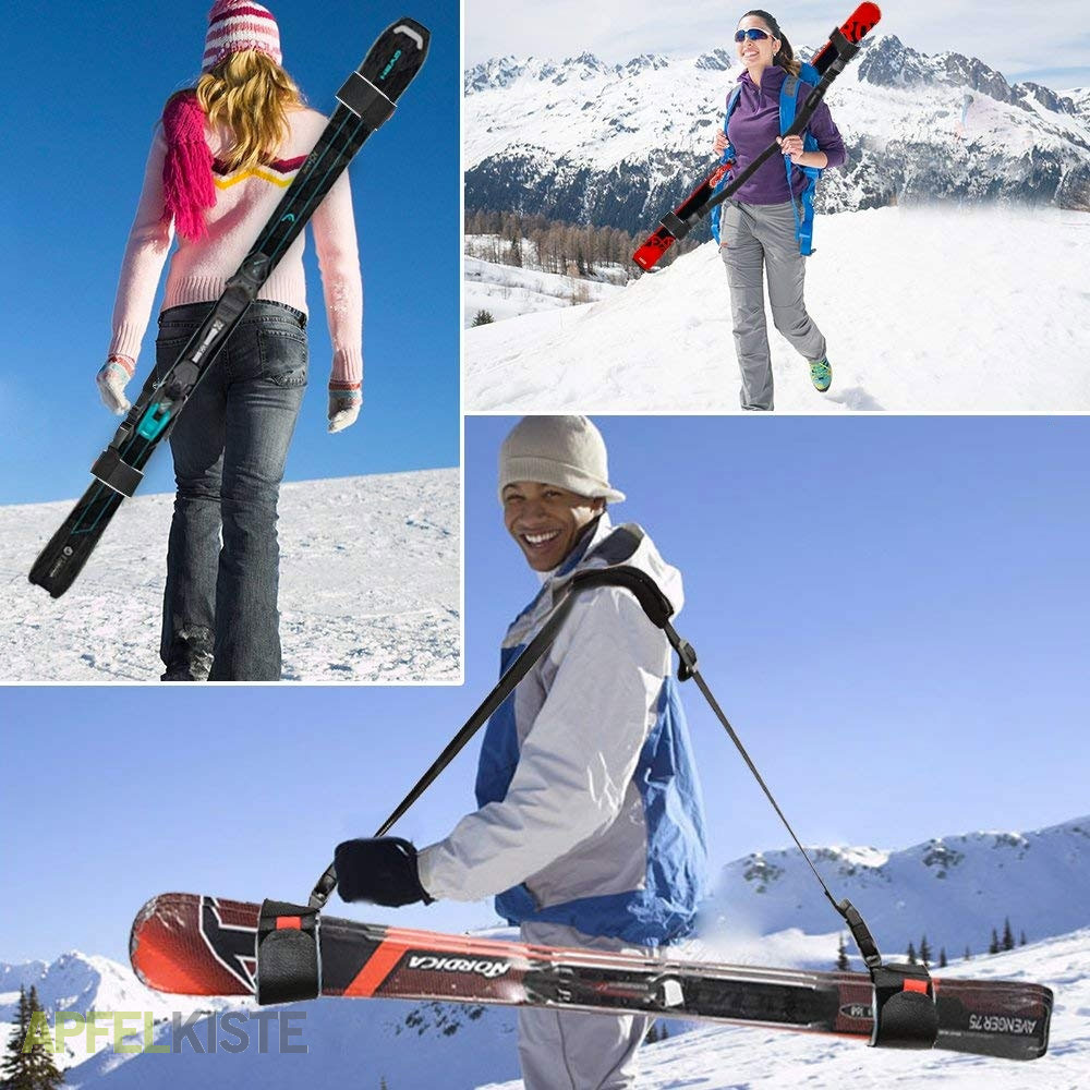 1x dauerhafte verstellbare einfach tragen Ski Träger Schultergurt frei Schiff