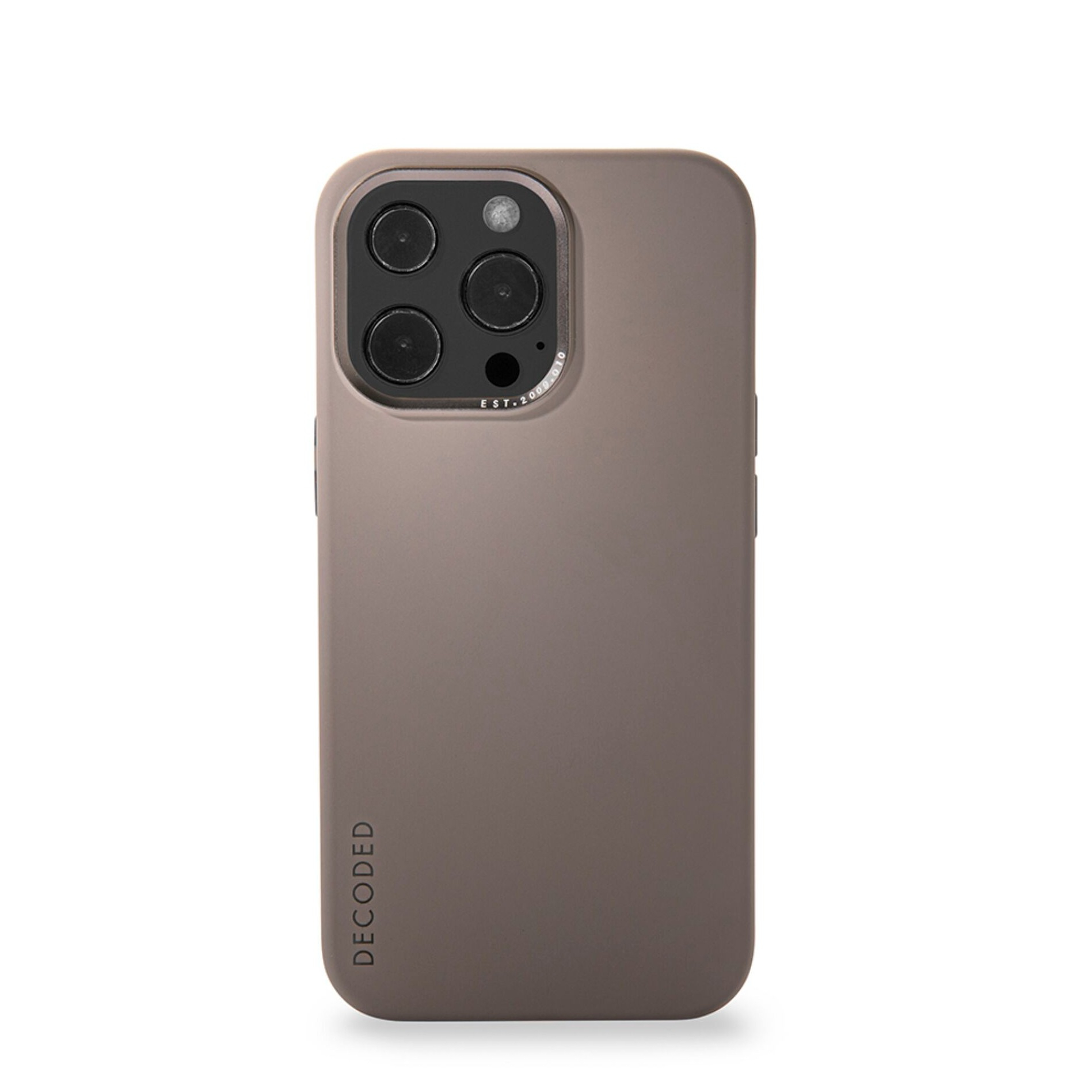 Image of Decoded - iPhone 13 Pro Max MagSafe Soft Touch Silikon Case Hülle (D22IPO67PMBCS9DTE) - Taupe bei Apfelkiste.ch