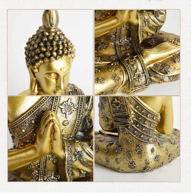 13x20cm) Deko Buddha Home Accessoire Mini Statue