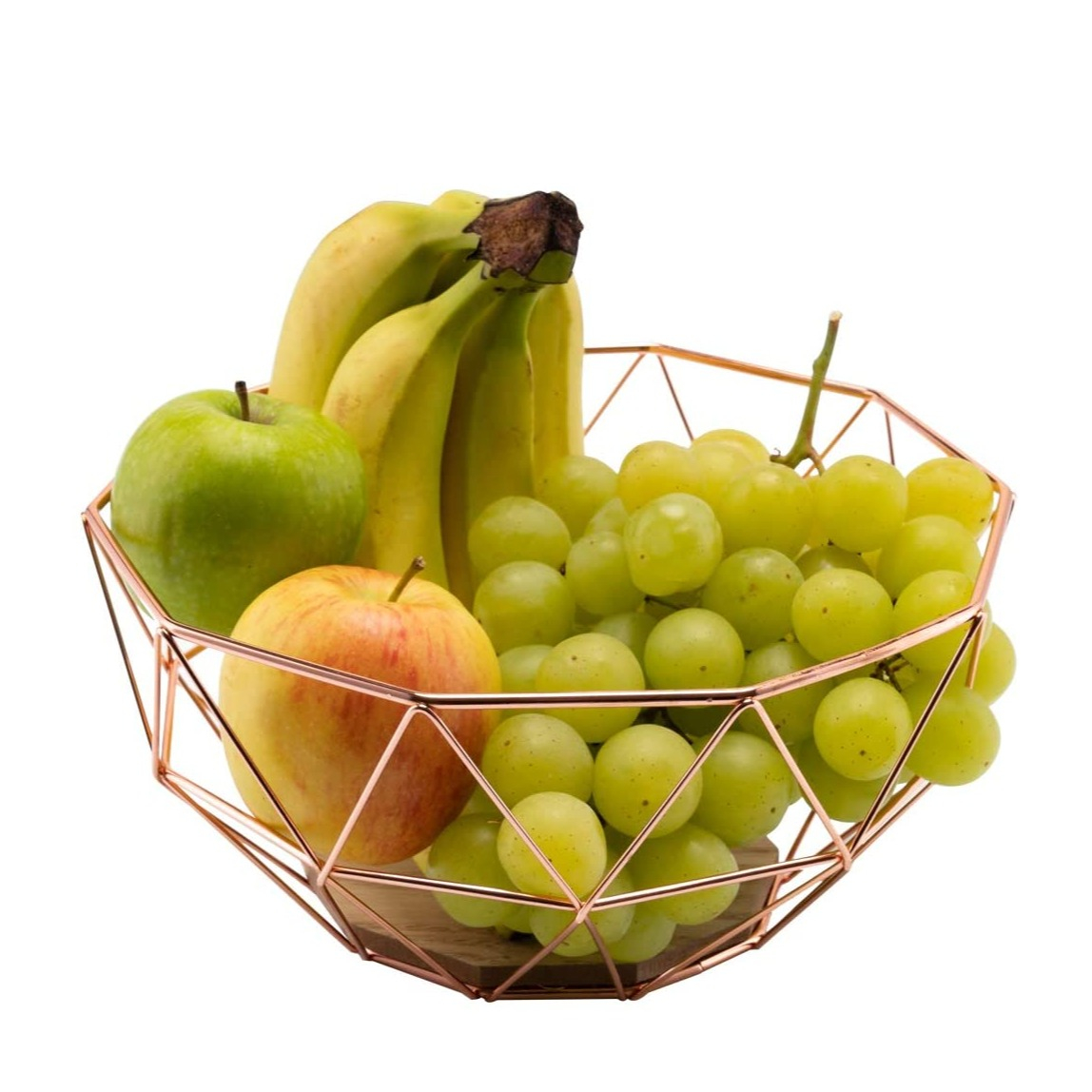 Image of Deko Obst Korb Vintage Home Accessoire Früchteschale - Gold bei Apfelkiste.ch