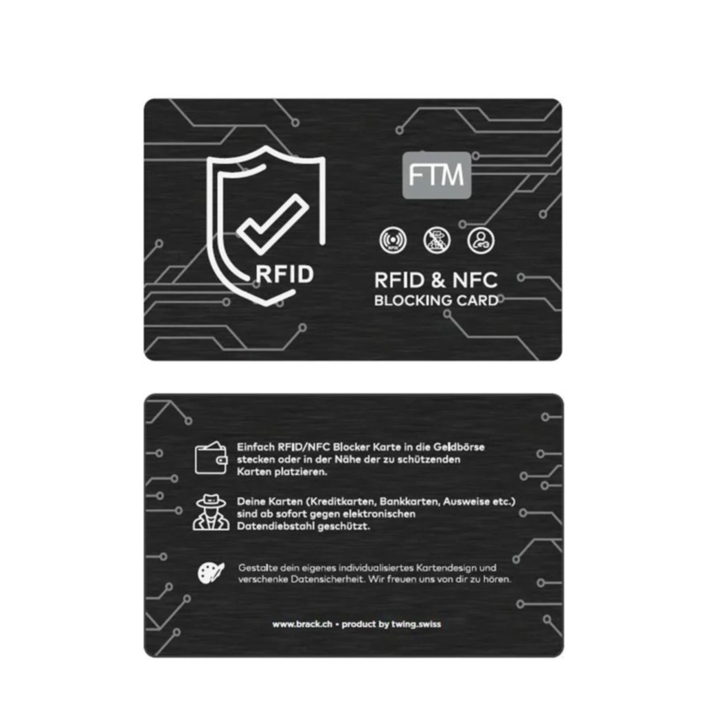 FTM Scan-Blocker Datenschutz Bankkarten (RFID Schutz)