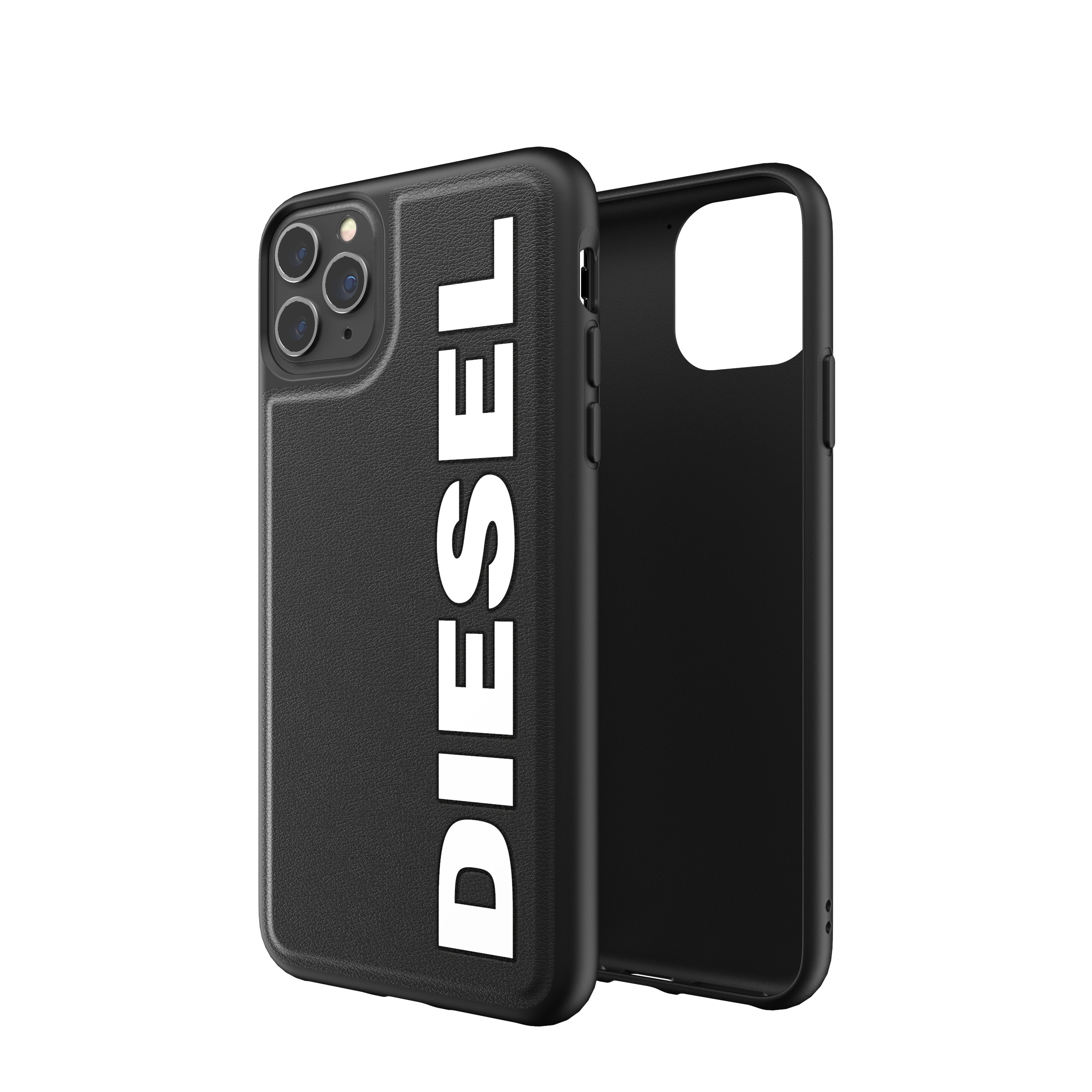 Image of Diesel - iPhone 11 Pro Max Leder Hardcase Hülle Moulded Case Core (41983) - Schwarz bei Apfelkiste.ch