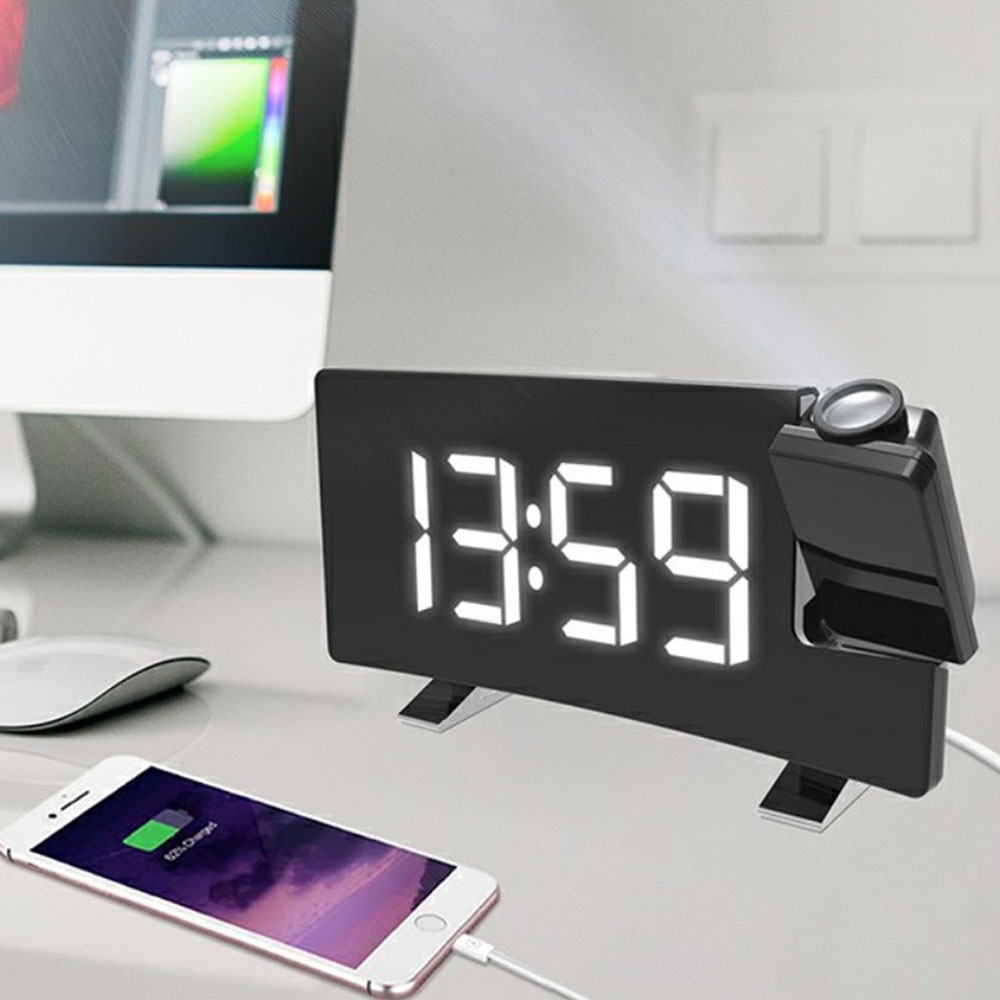 Auvisio Funkwecker Mit Projektion Und Radio Projektion Wecker