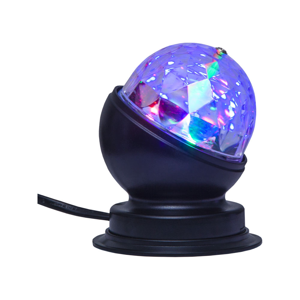 Discokugel Tischlampe Projektor Lampe mit Bild LED Lampe rotierend