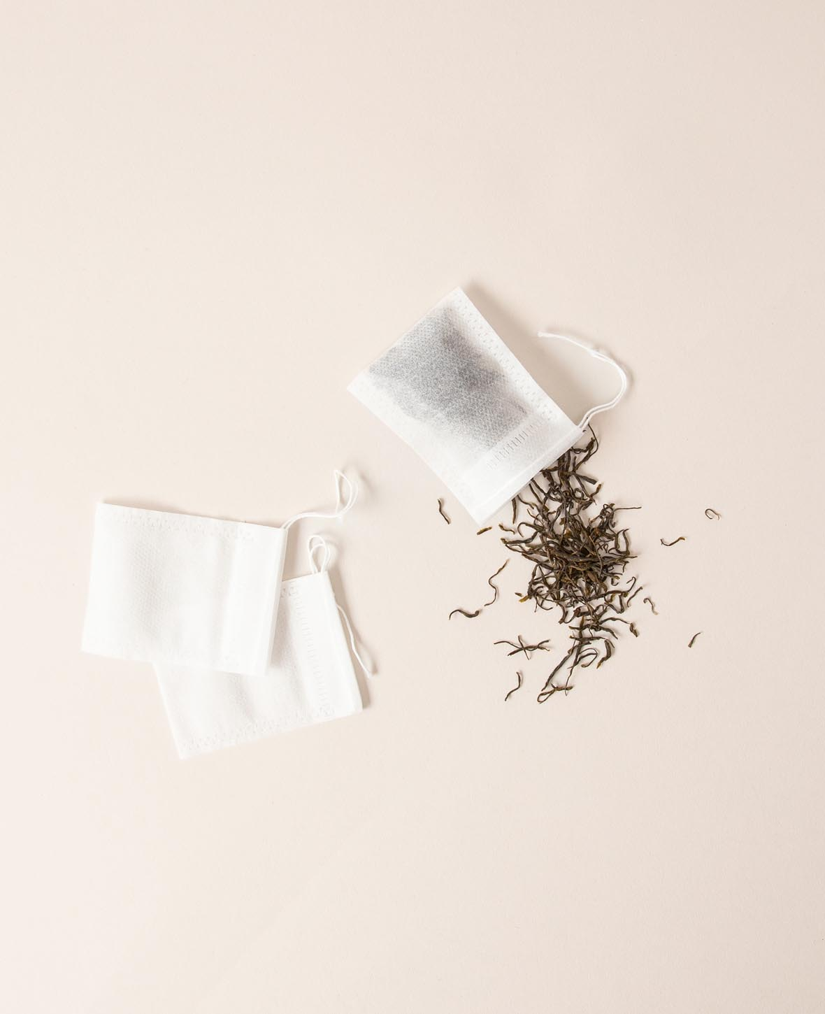 100 Leere Teebeutel Mit Kordelzug | 7x9 Cm | Für Losen Tee, Kaffee & Gewürze | Wiederverwendbar