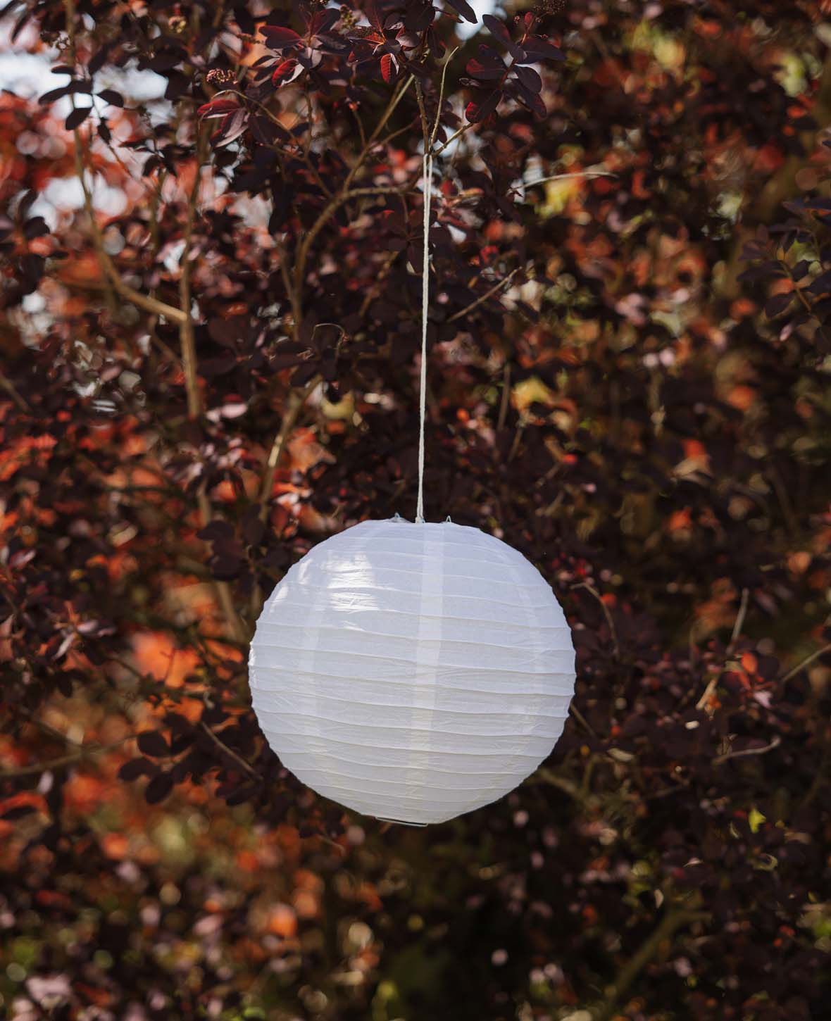 10er Set) Ø 30cm Papier Lampion Lichter Dekoration