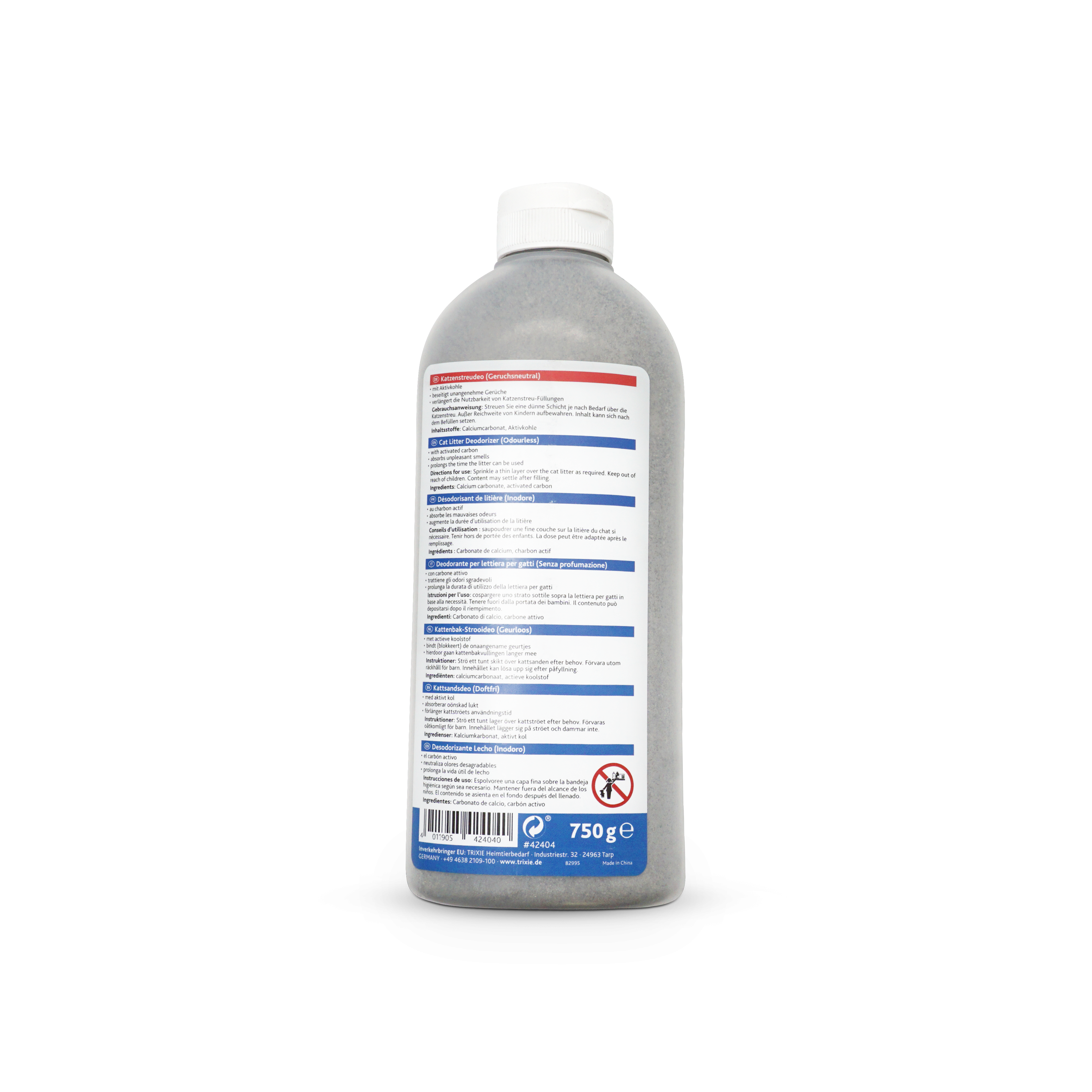 Trixie 750g Simple'n'Clean Katzenstreudeo Aktivkohle