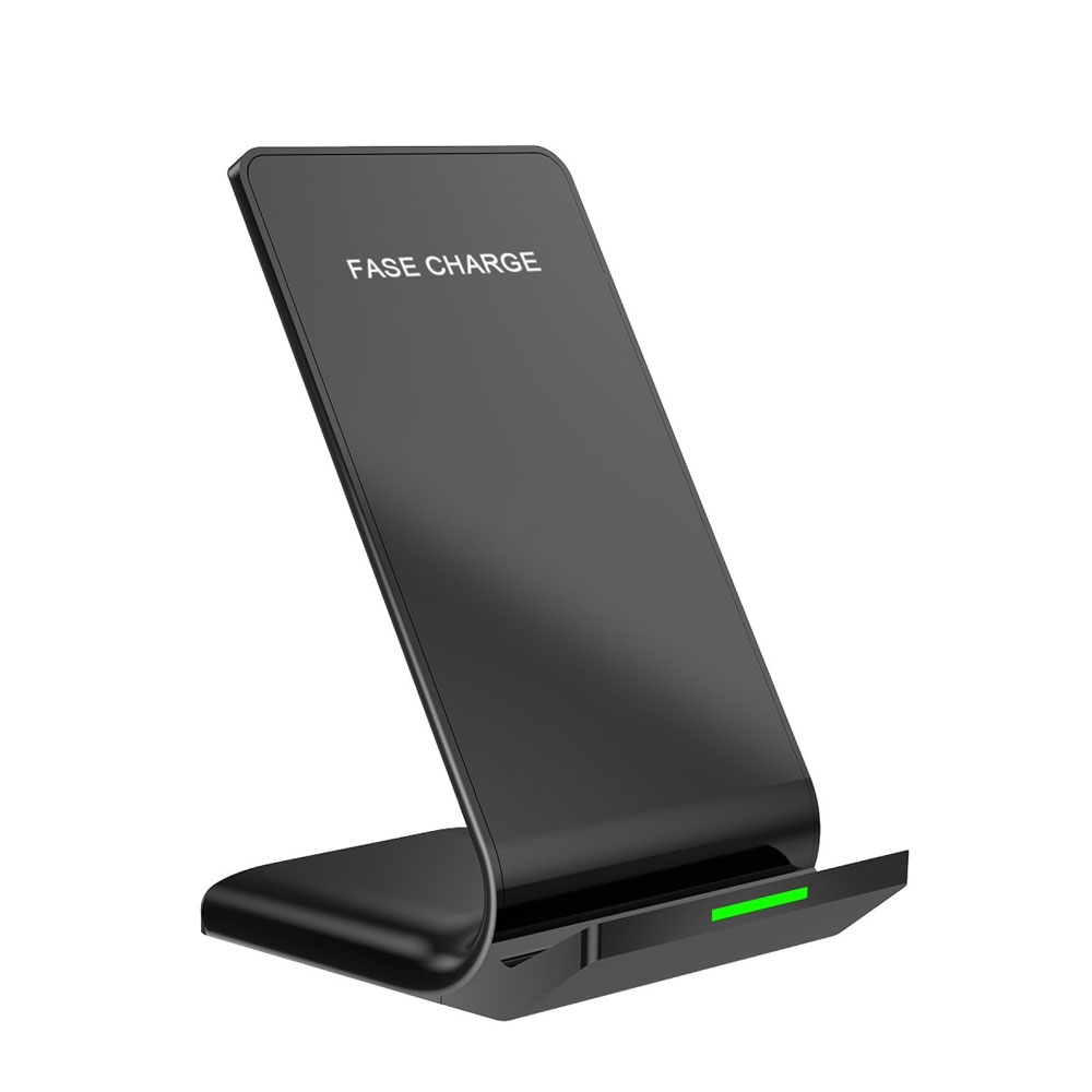 Image of (5V/1A) Dual Qi Wireless Charger Induktionsladegerät Ladestation - Schwarz bei Apfelkiste.ch
