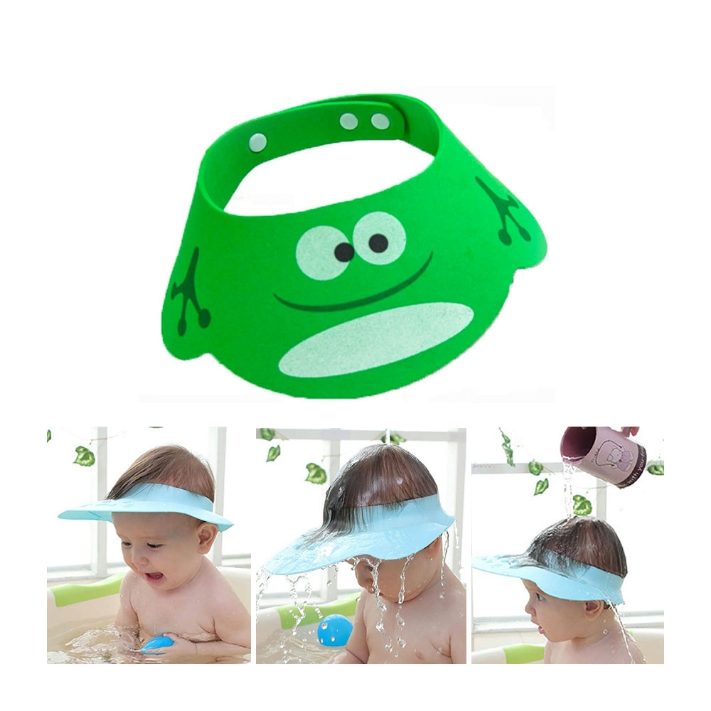 Kinder Baby Duschkappe Shampoo Mütze Hut Augen Schutz Hut Mütze 