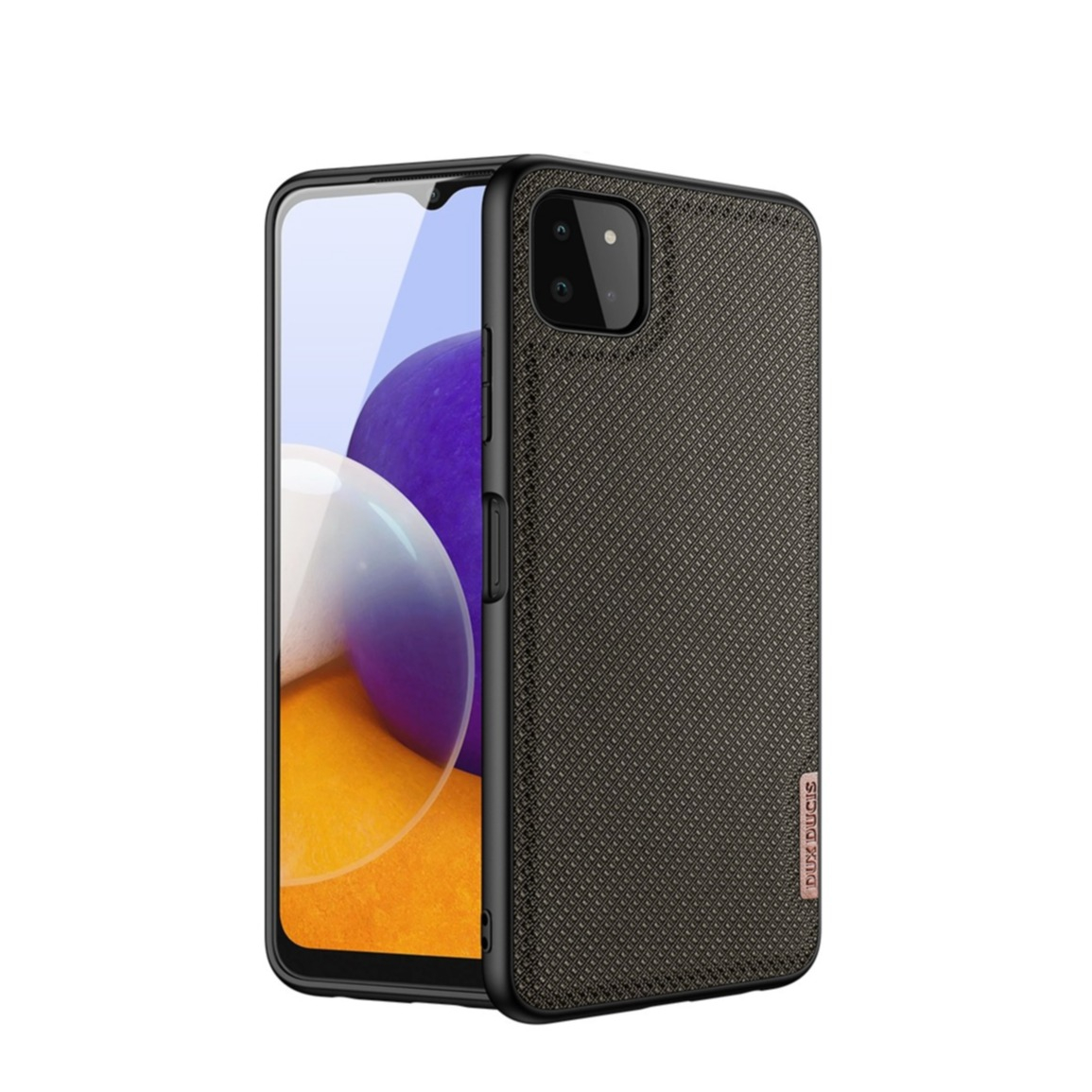 Image of Dux Ducis - Samsung Galaxy A22 5G Hybrid Hülle TPU Bumper + Nylon Rückseite - Dunkelgrün / Schwarz bei Apfelkiste.ch