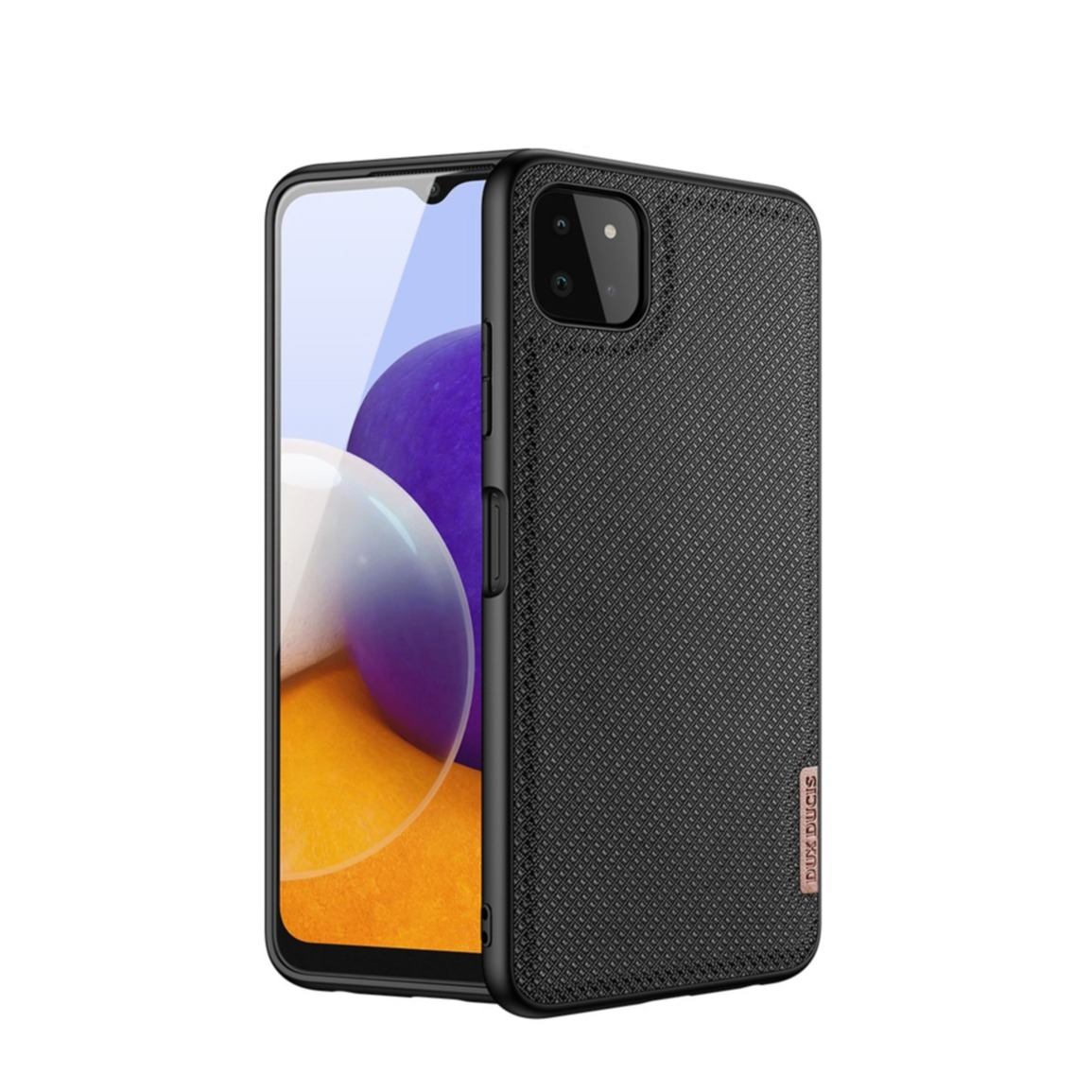 Image of Dux Ducis - Samsung Galaxy A22 5G Hybrid Hülle TPU Bumper + Nylon Rückseite - Schwarz bei Apfelkiste.ch