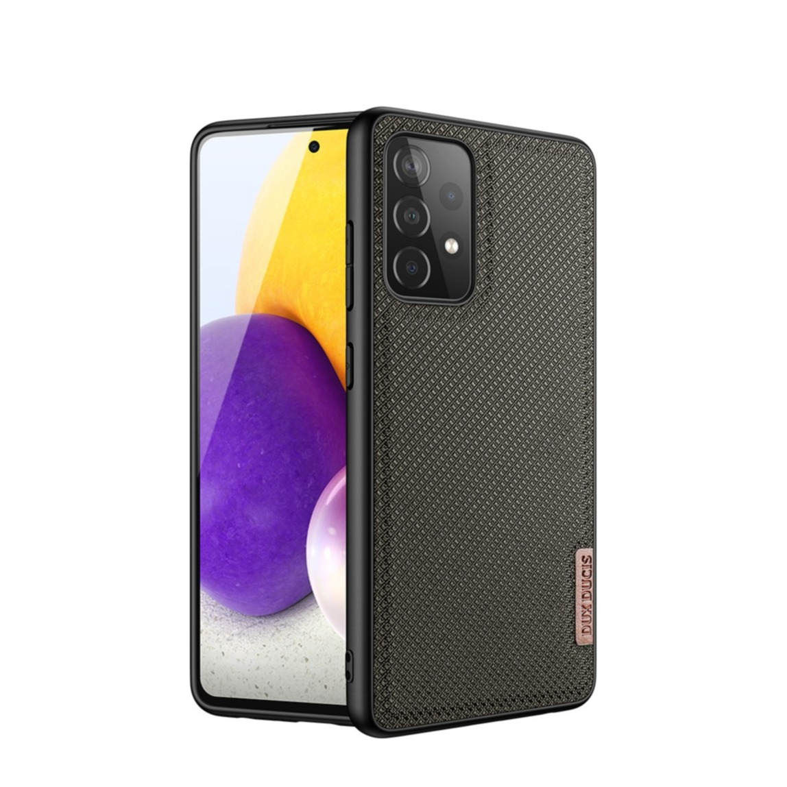 Image of Dux Ducis - Samsung Galaxy A72 / A72 5G Hybrid Hülle TPU Bumper + Nylon Rückseite - Dunkelgrün / Schwarz bei Apfelkiste.ch