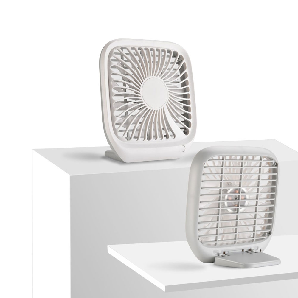 Image of Dux Ducis - USB Tisch Ventilator für den Schreibtisch - Weiss / Silber bei Apfelkiste.ch