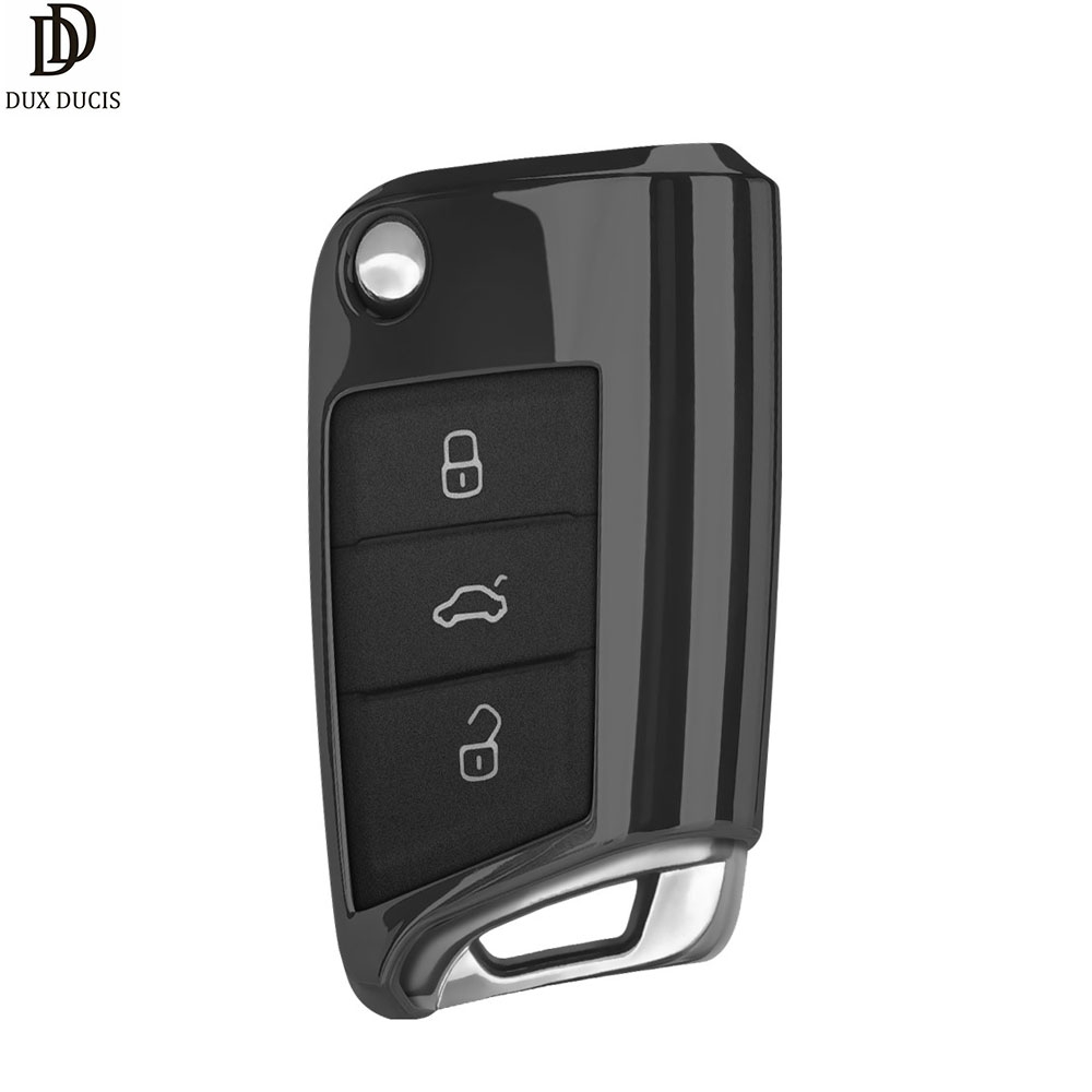 Volkswagen VW Golf Autoschlüssel Schutzhülle - Schwarz