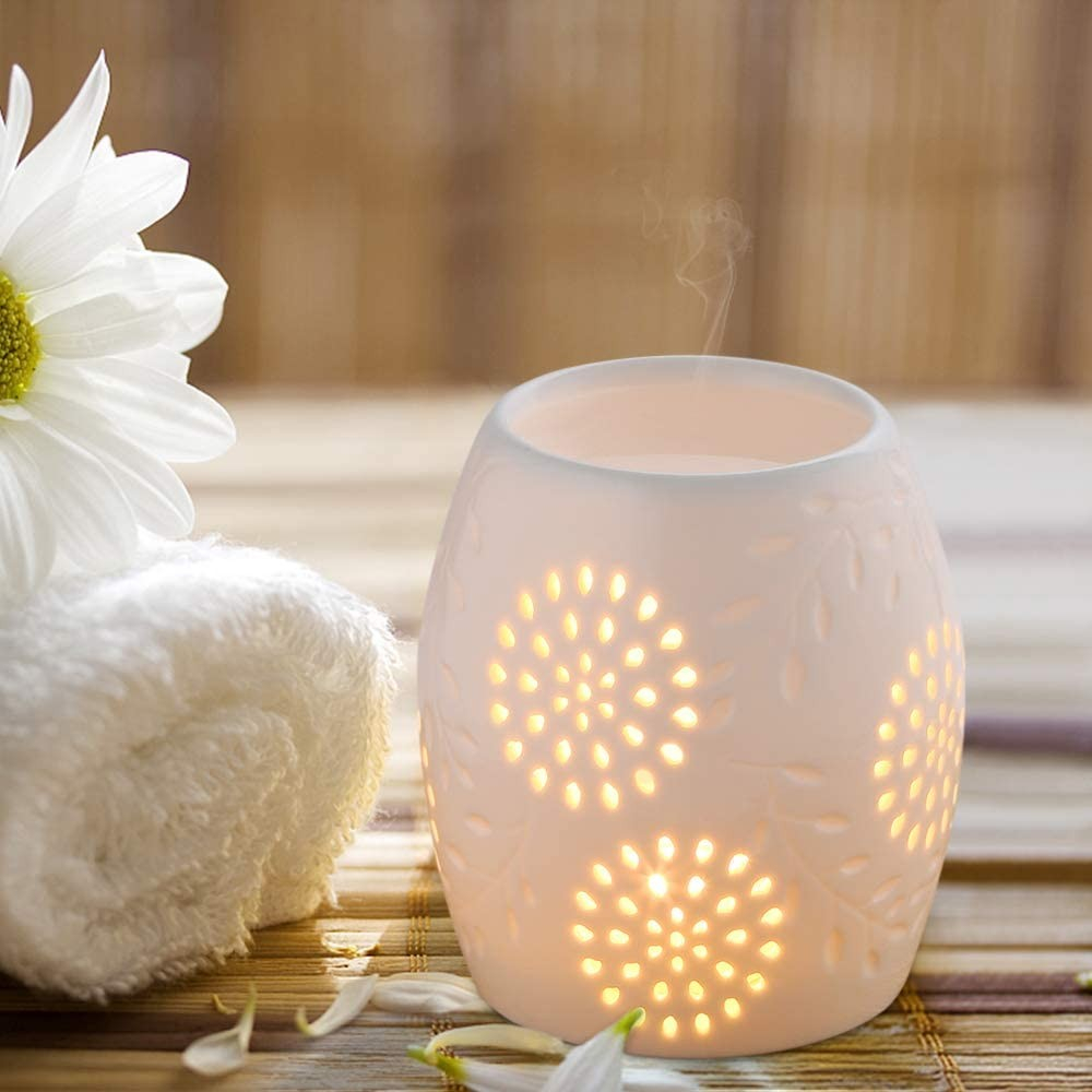 Keramik Duftlampe Aromalampe mit Teelicht Halterung