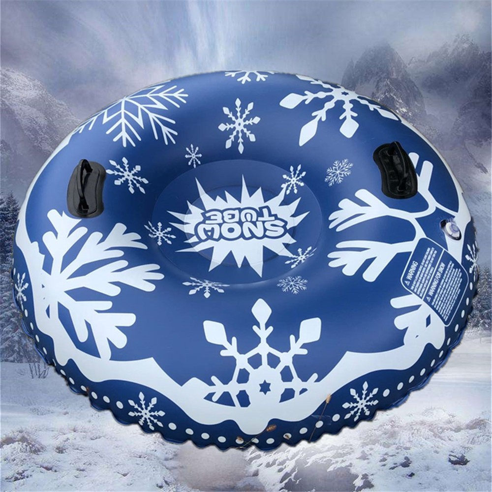 Image of (120cm) Grosse Aufblasbare Schnee Luftmatratze Rodel Schlitten - Blau bei Apfelkiste.ch