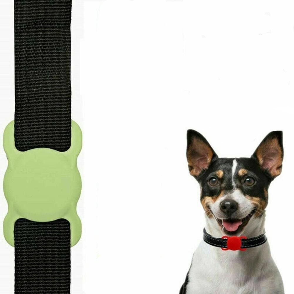 Leuchtendes Apple AirTag-Halsband für Hunde 