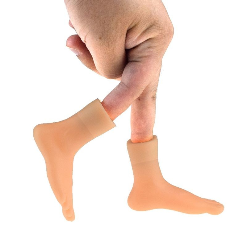 Lustige Finger Hände Füße Fuß Modell Nette Mini Hand für Handfläche Zubehör  Geschenk