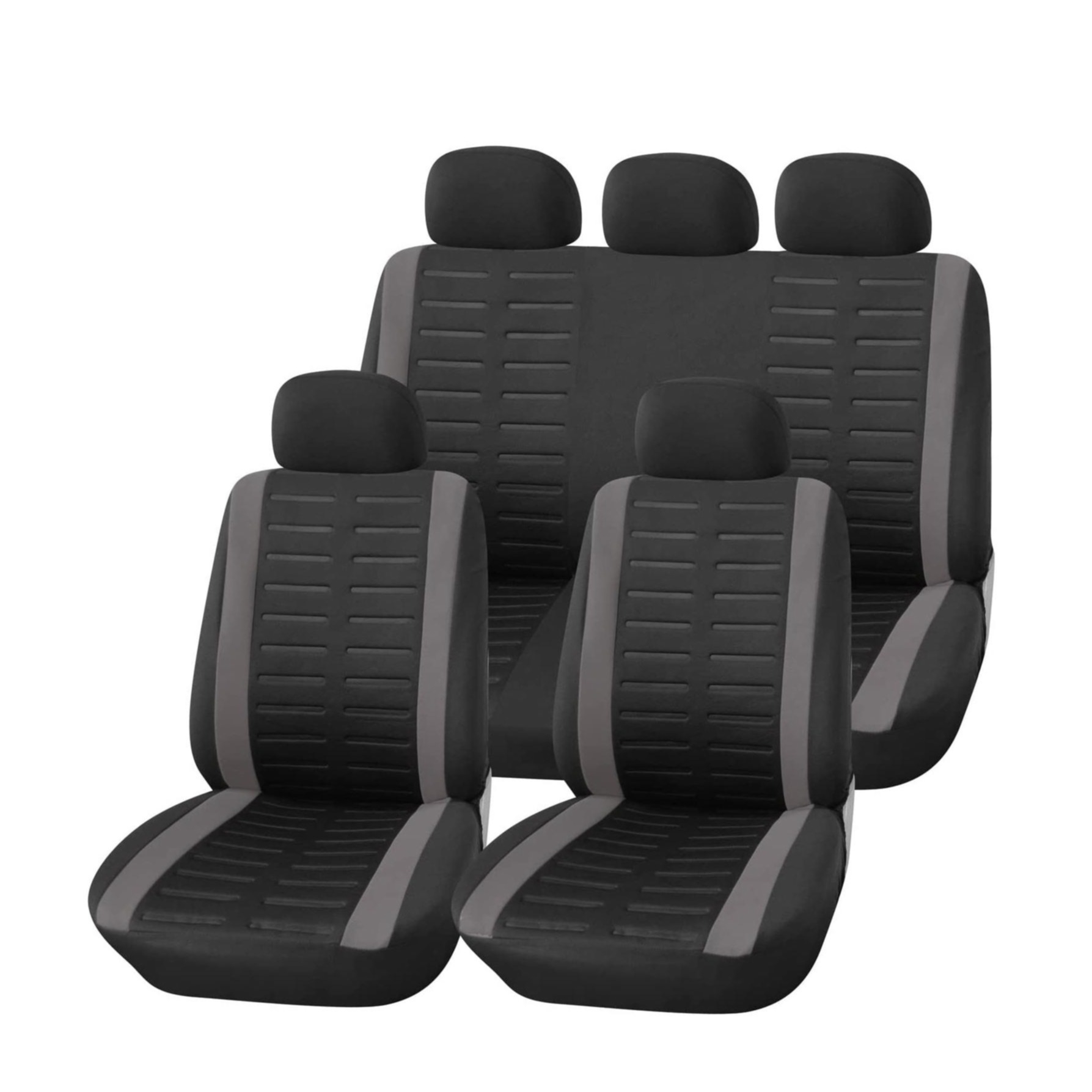 Auto Sitzbezug 9 teilig Vor- Rück-Sitz + Kopfstützen